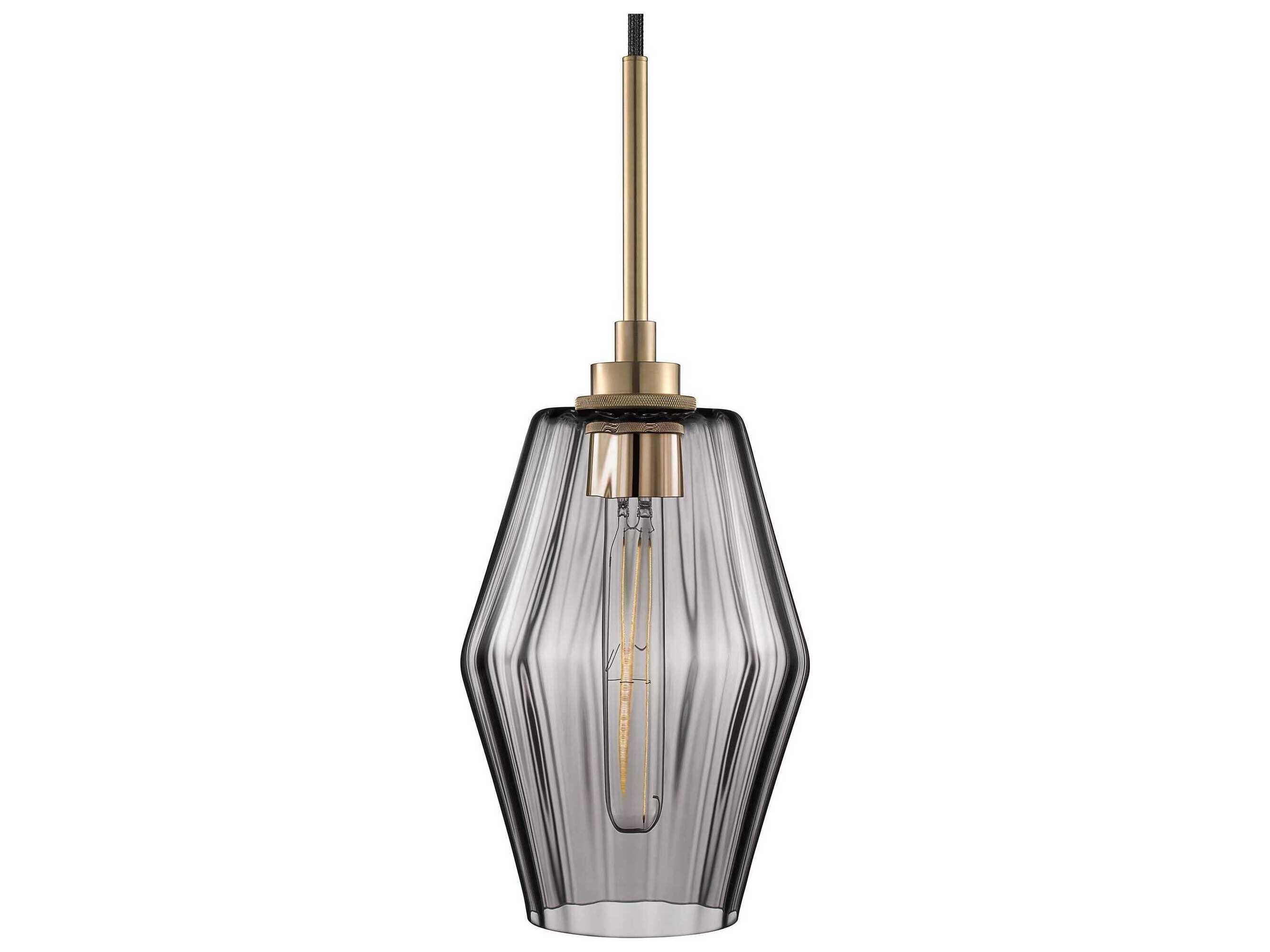 Niche Marquise Petite 1-Light Gray Optique Mini Pendant