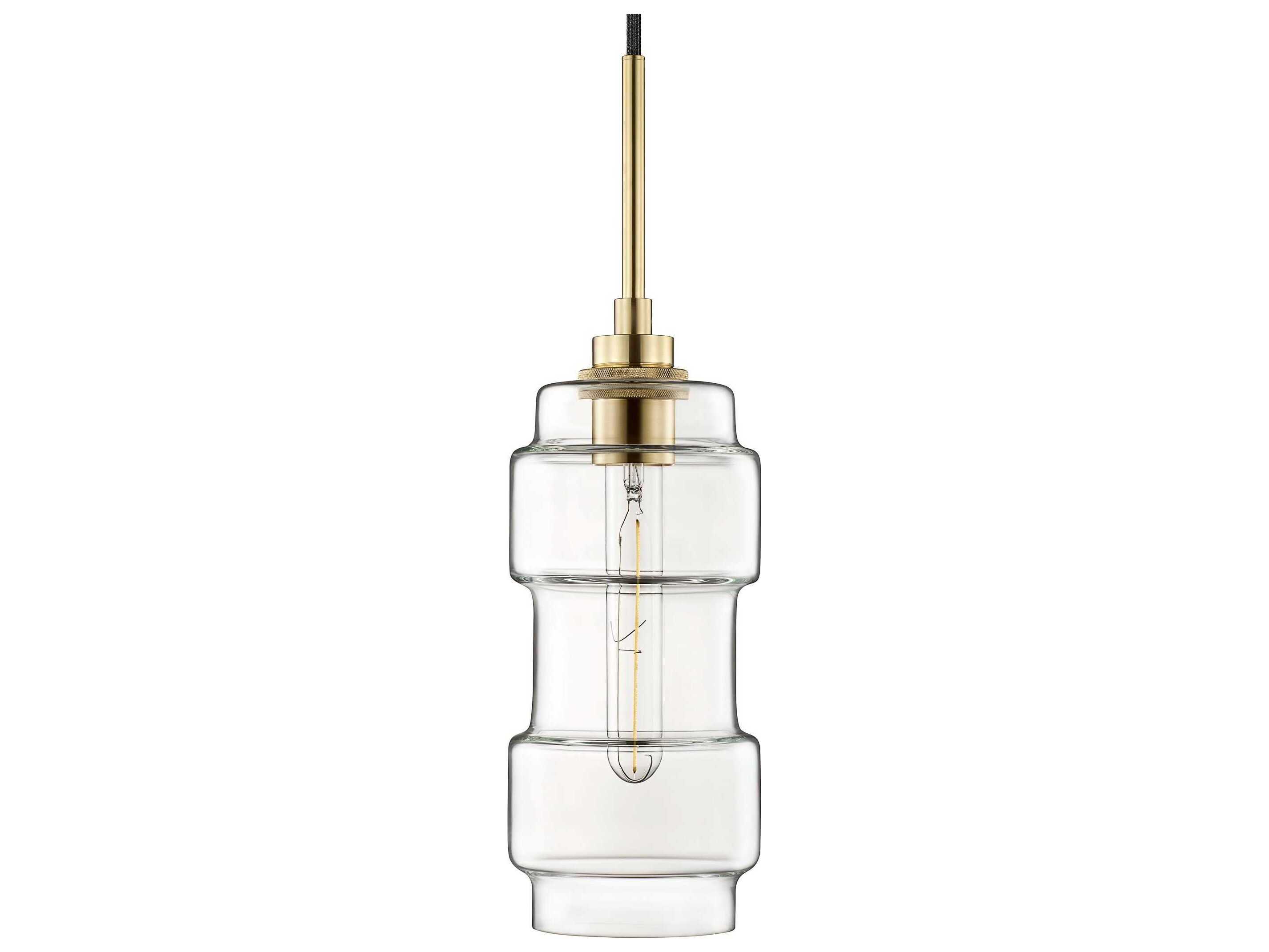 Niche Muralla 1-Light Clear Cylinder Mini Pendant
