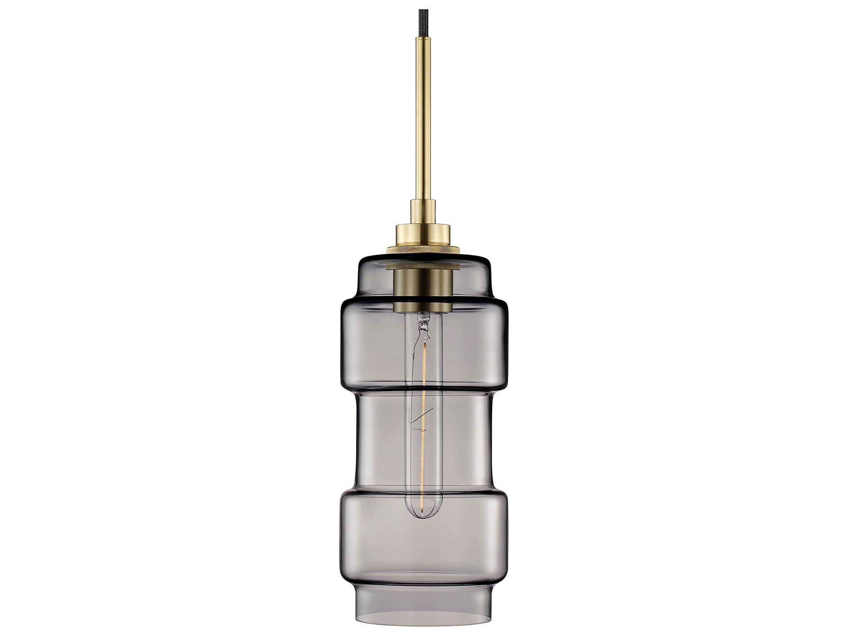 Niche Muralla 1-Light Gray Cylinder Mini Pendant