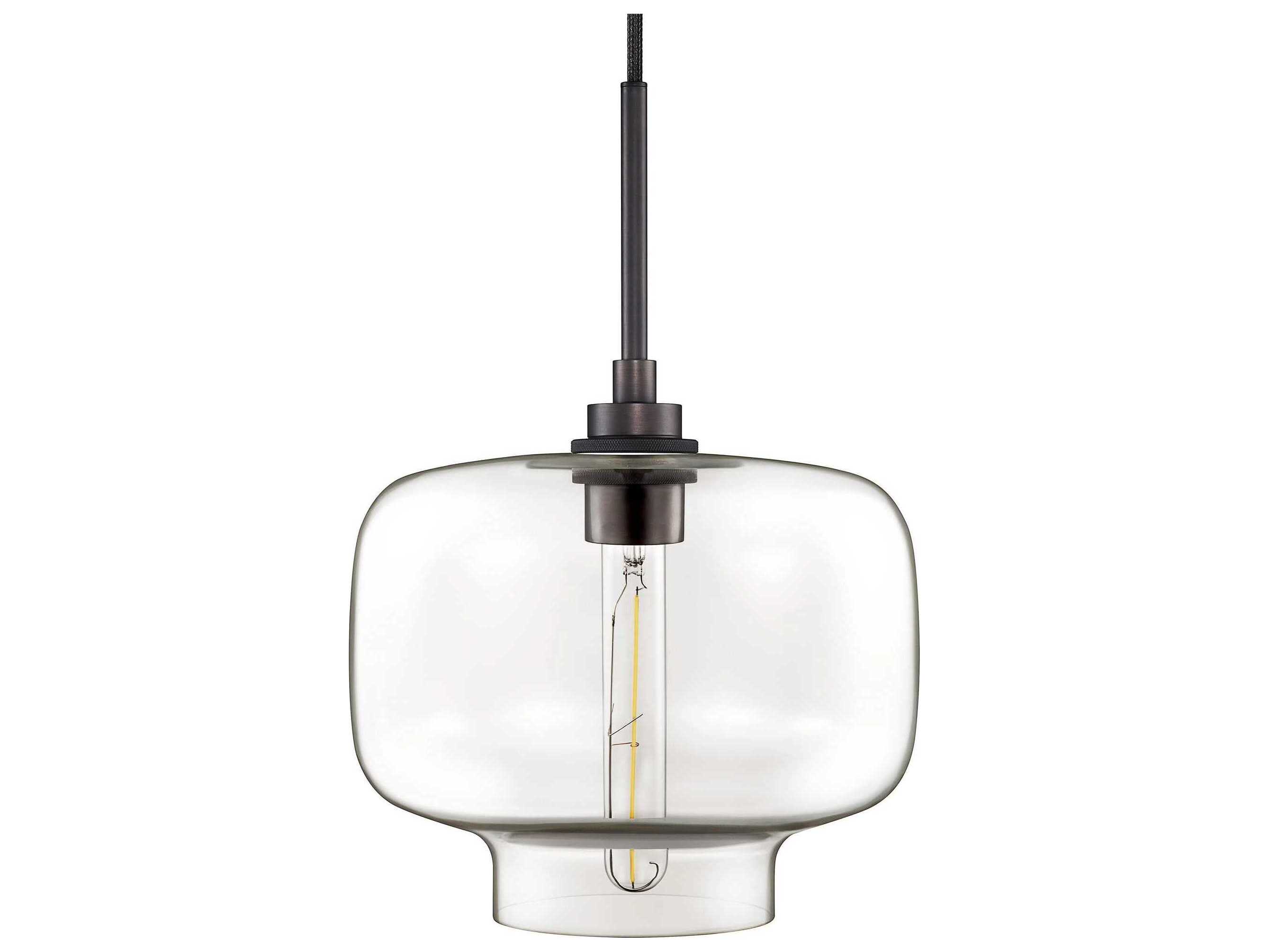 Niche Silica Oculo 1-Light Clear Mini Pendant