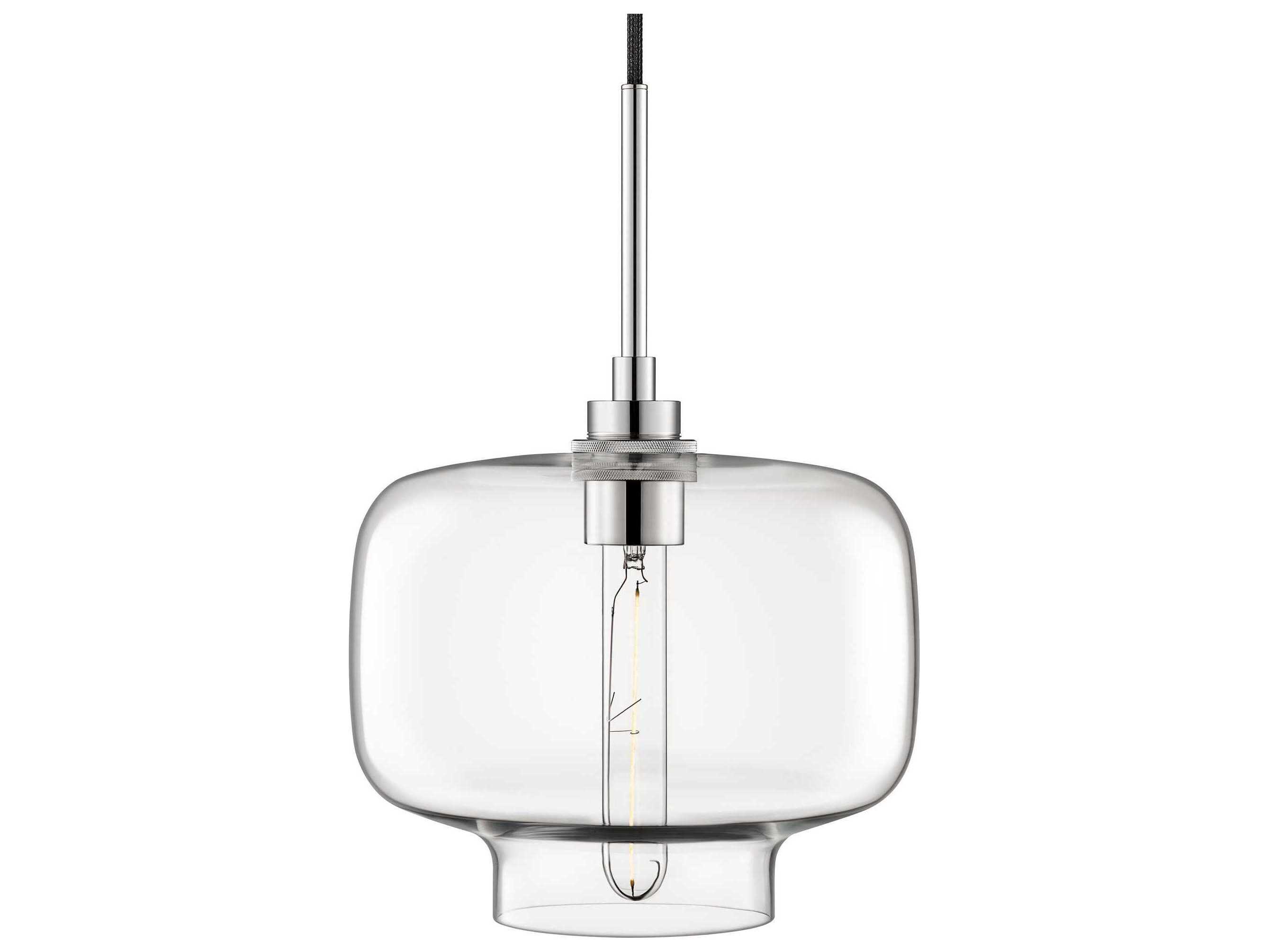 Niche Silica Oculo 1-Light Clear Mini Pendant