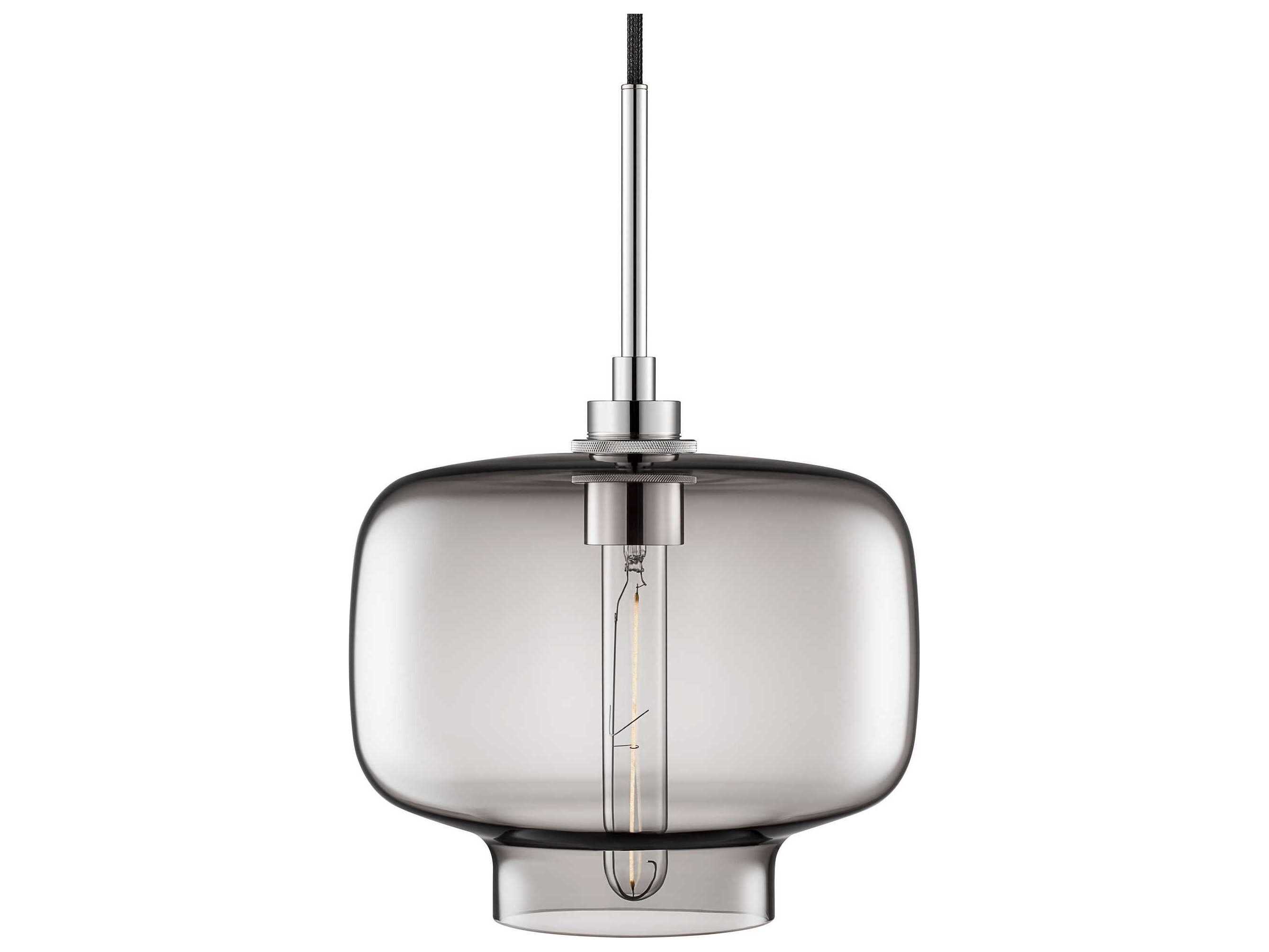 Niche Silica Oculo 1-Light Gray Mini Pendant