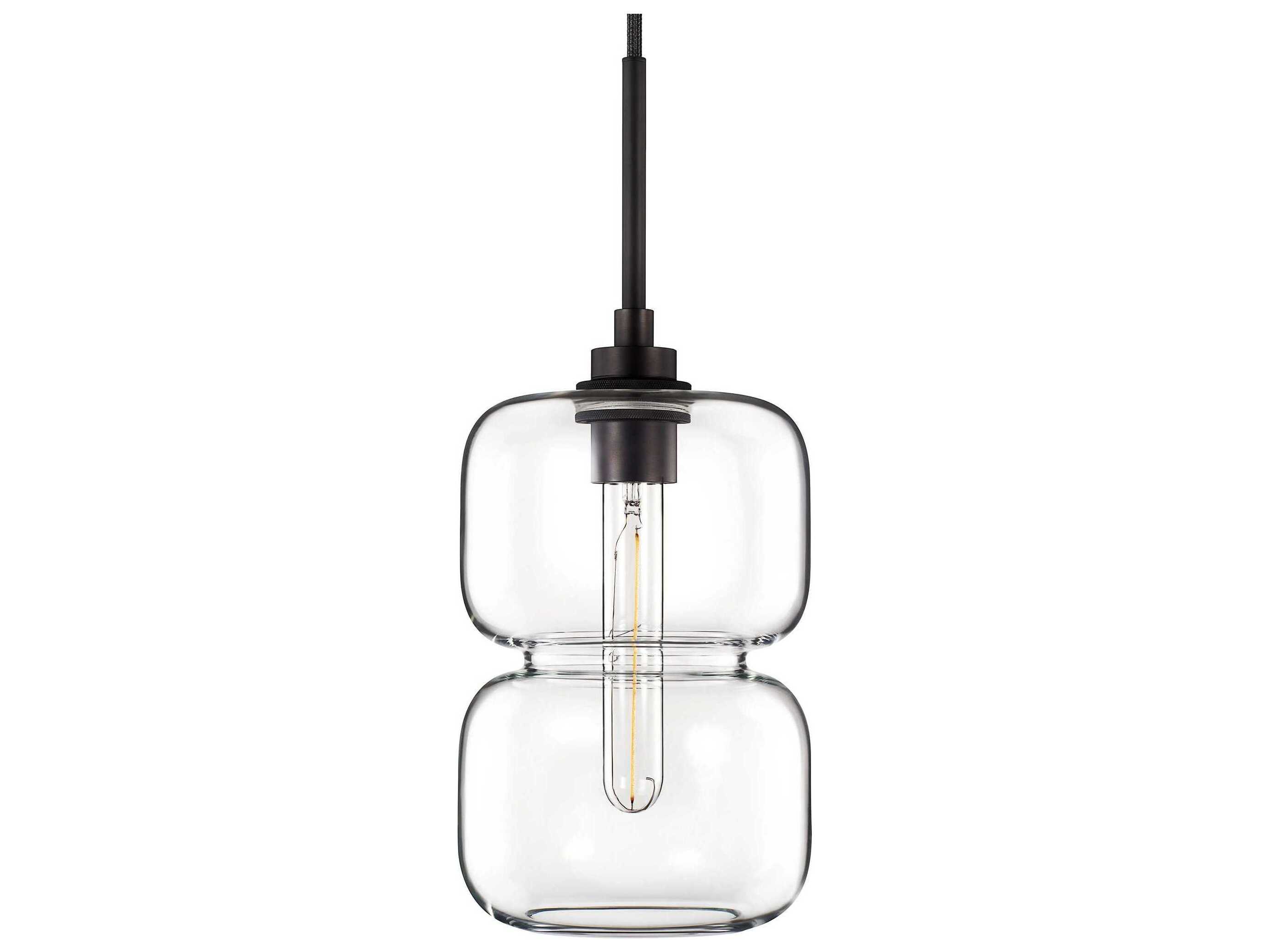 Niche Pinch 1-Light Clear Mini Pendant