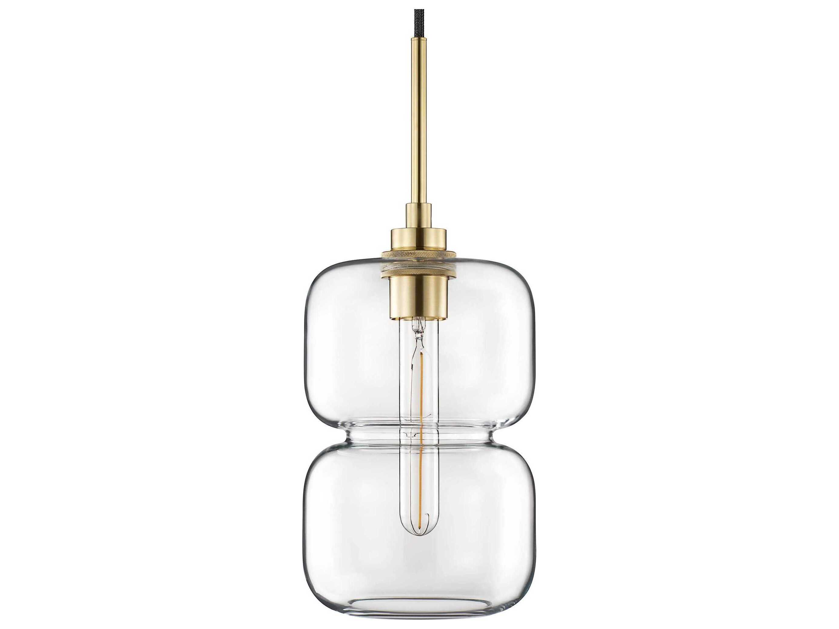 Niche Pinch 1-Light Clear Mini Pendant