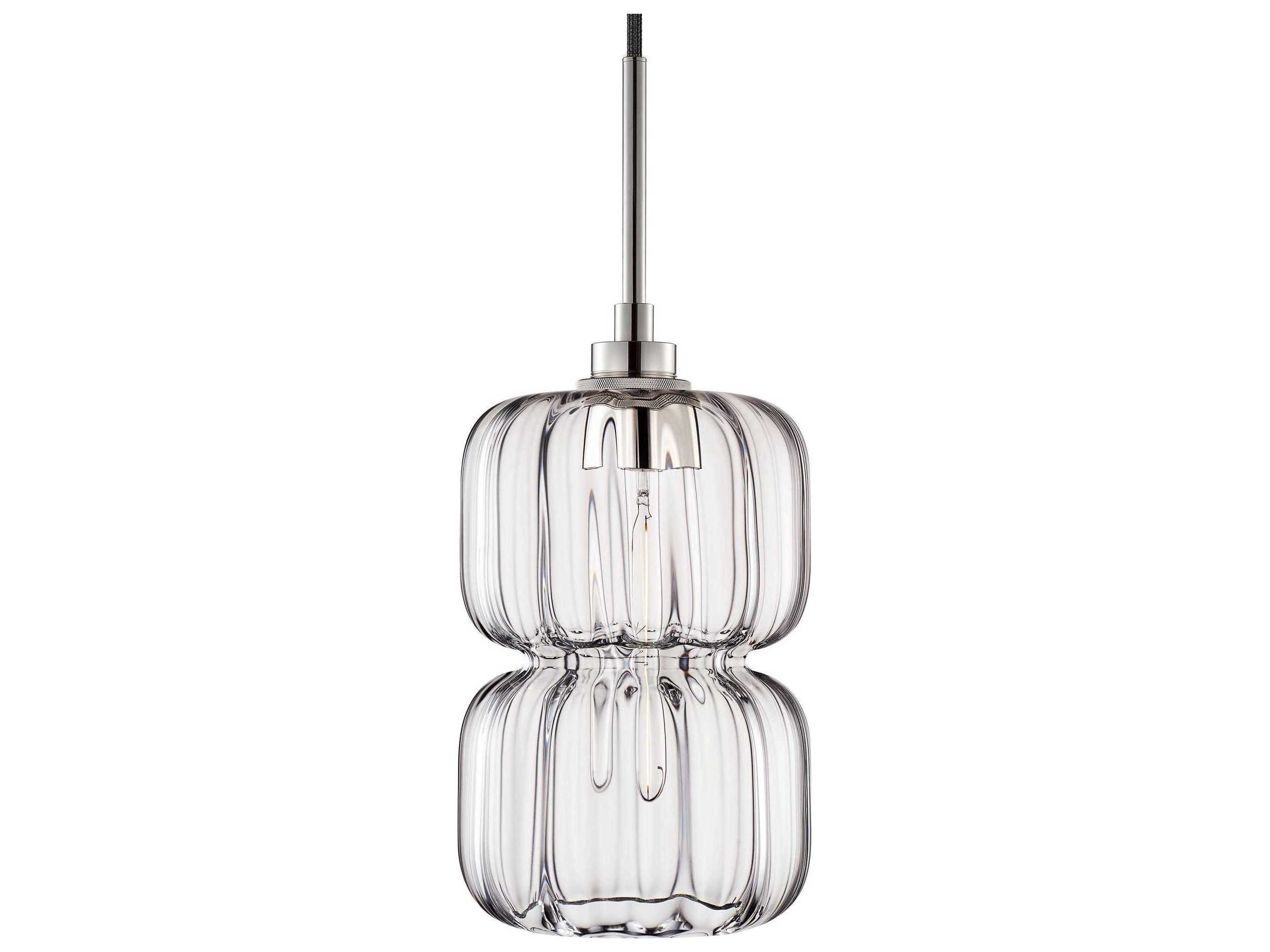 Niche Pinch Optique 1-Light Clear Mini Pendant