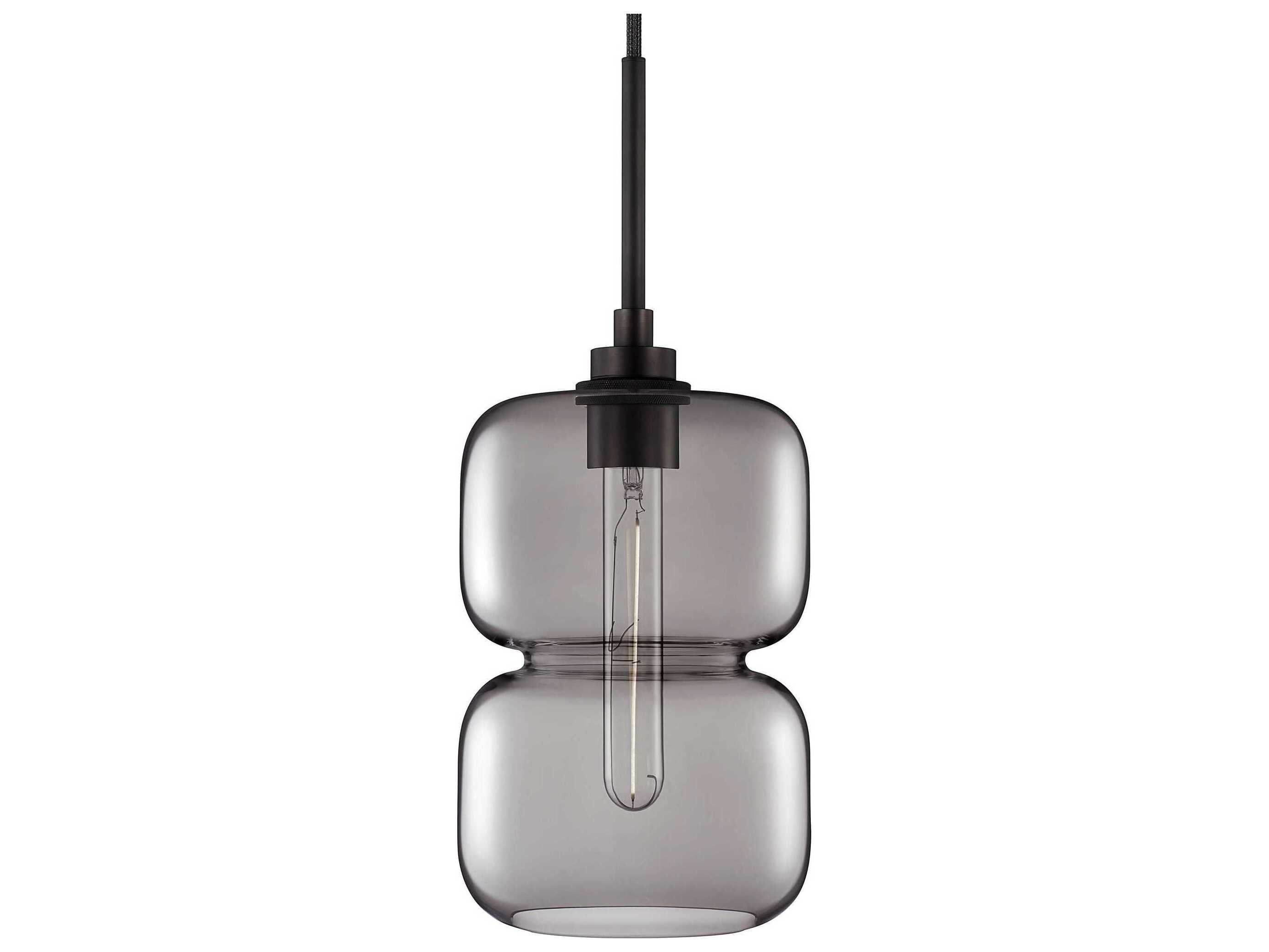 Niche Pinch 1-Light Gray Mini Pendant