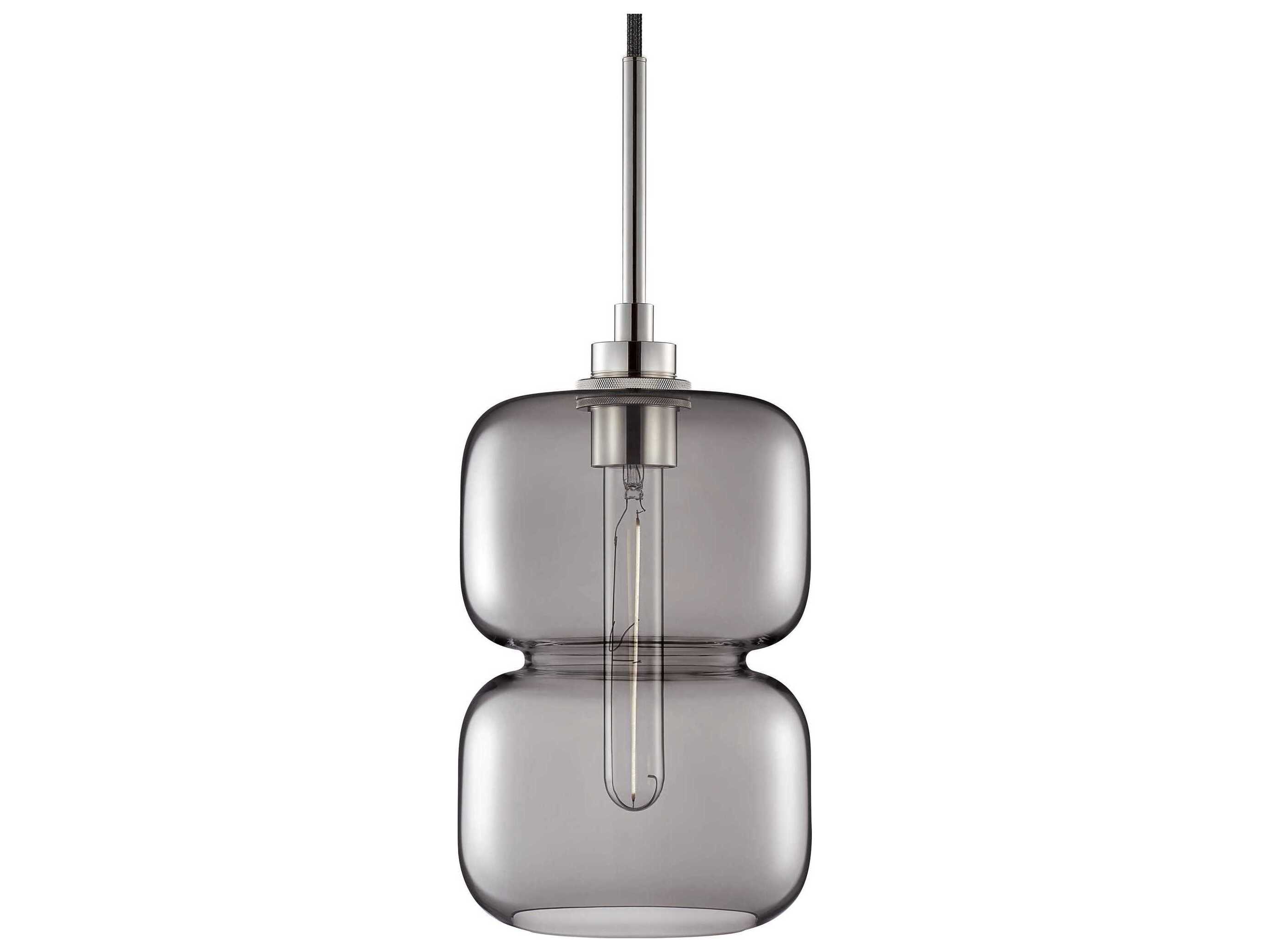 Niche Pinch 1-Light Gray Mini Pendant
