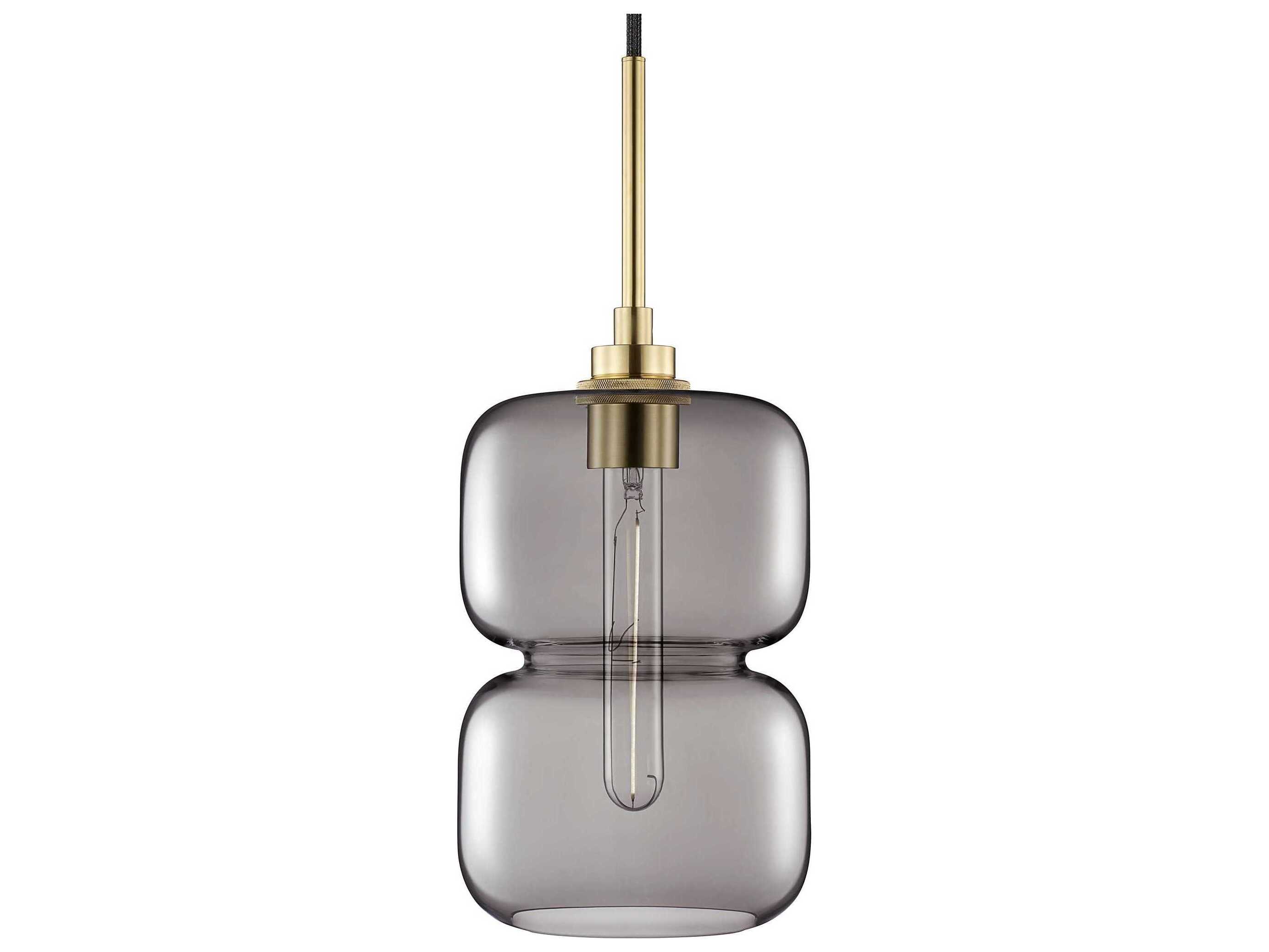 Niche Pinch 1-Light Gray Mini Pendant