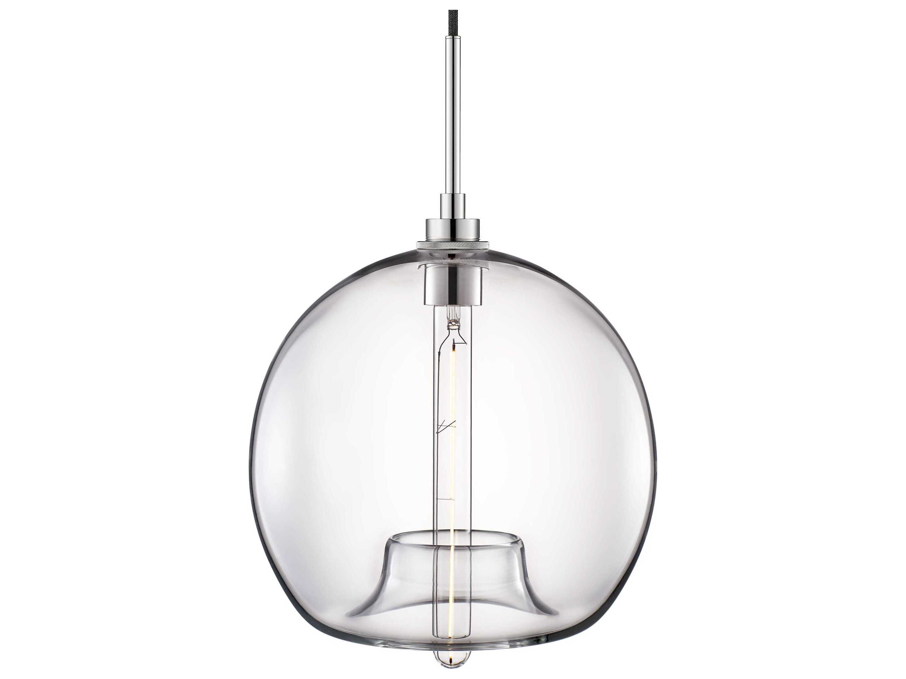 Niche Silica Stamen 1-Light Clear Globe Mini Pendant