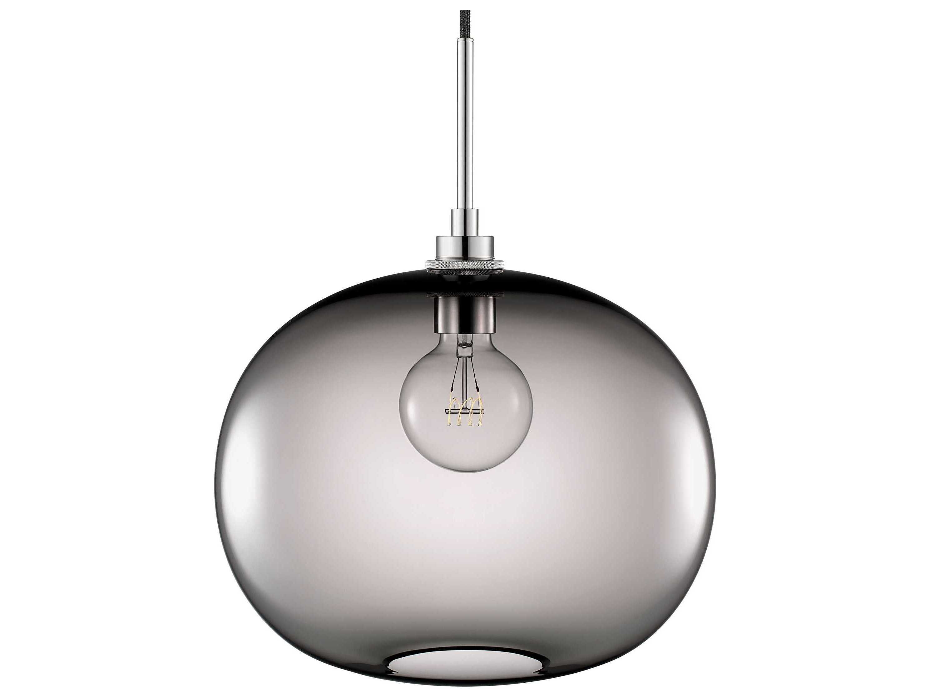 Niche Silica Terra 1-Light Gray Globe Pendant