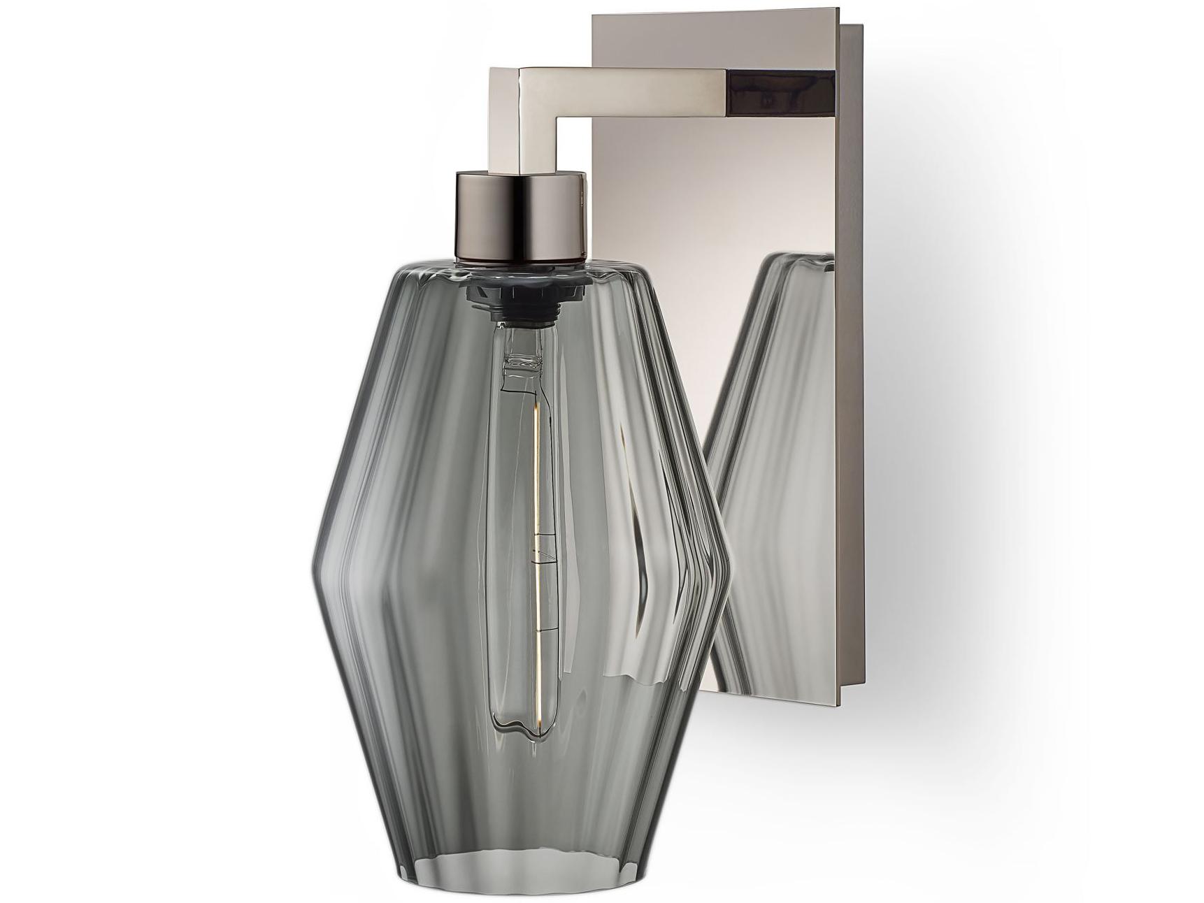 Niche Marquise Petite 1-Light Gray Optique Wall Sconce