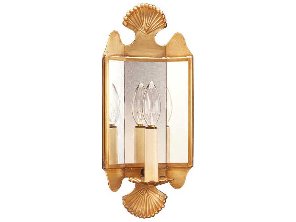Northeast Lantern 1-Light Gold Wall Sconce