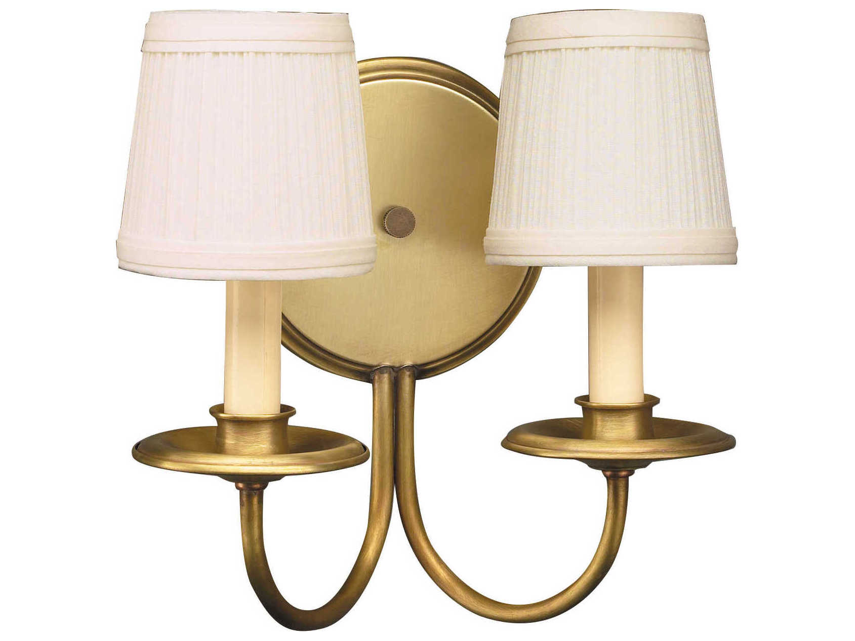Northeast Lantern 2-Light Brass Wall Sconce