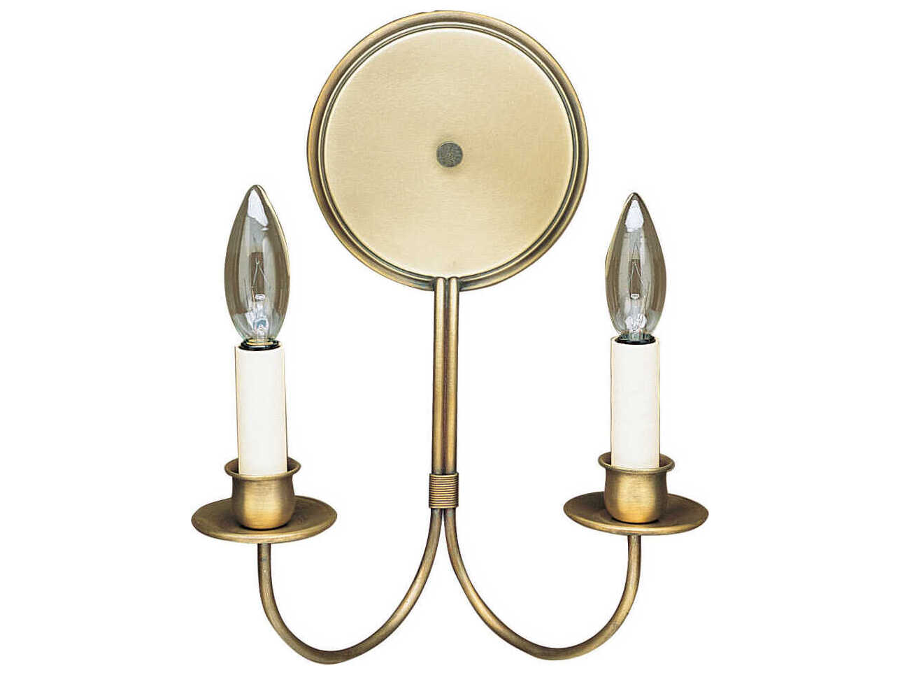 Northeast Lantern 2-Light Brass Wall Sconce