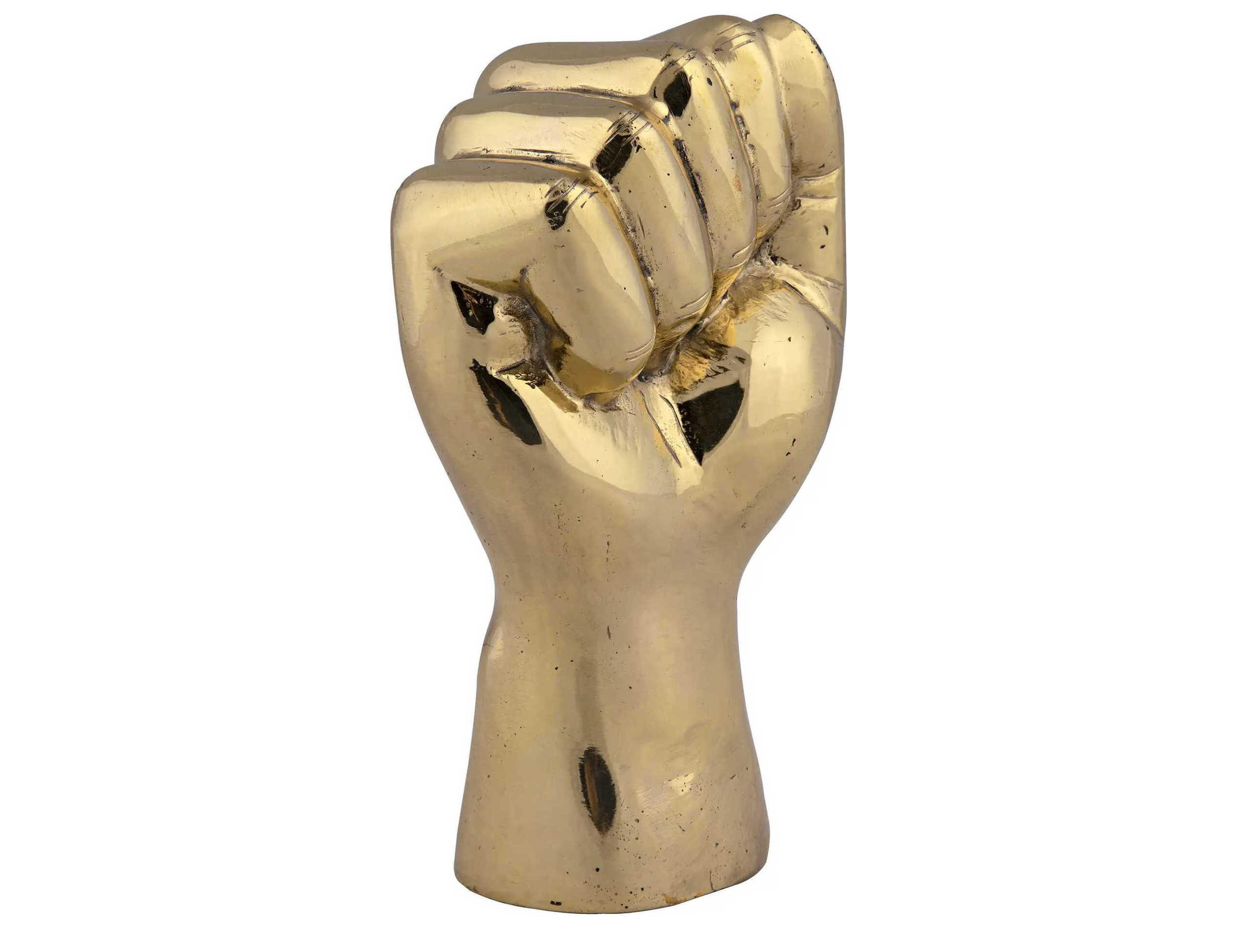 Noir Brass The Solidarity Fist Sculputure