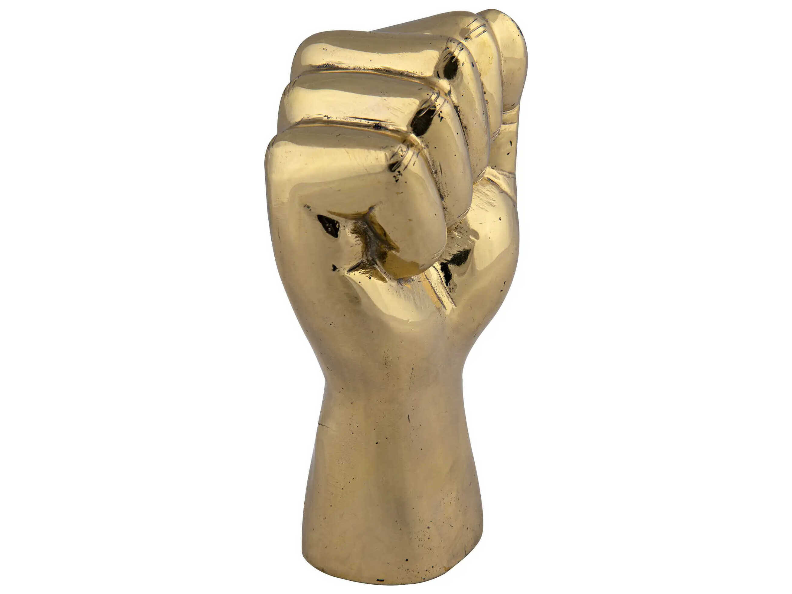 Noir Brass The Solidarity Fist Sculputure