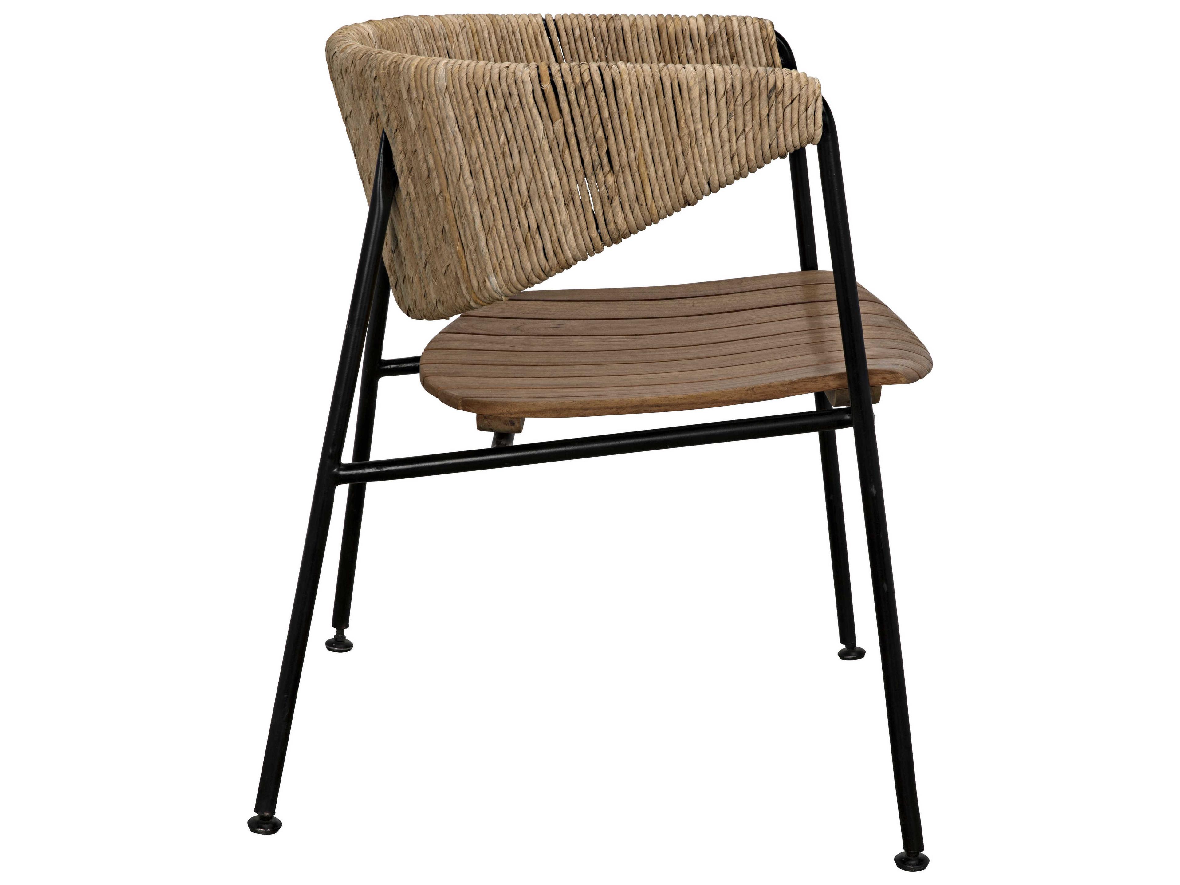 Noir Living Room Brown Accents Accent Chair