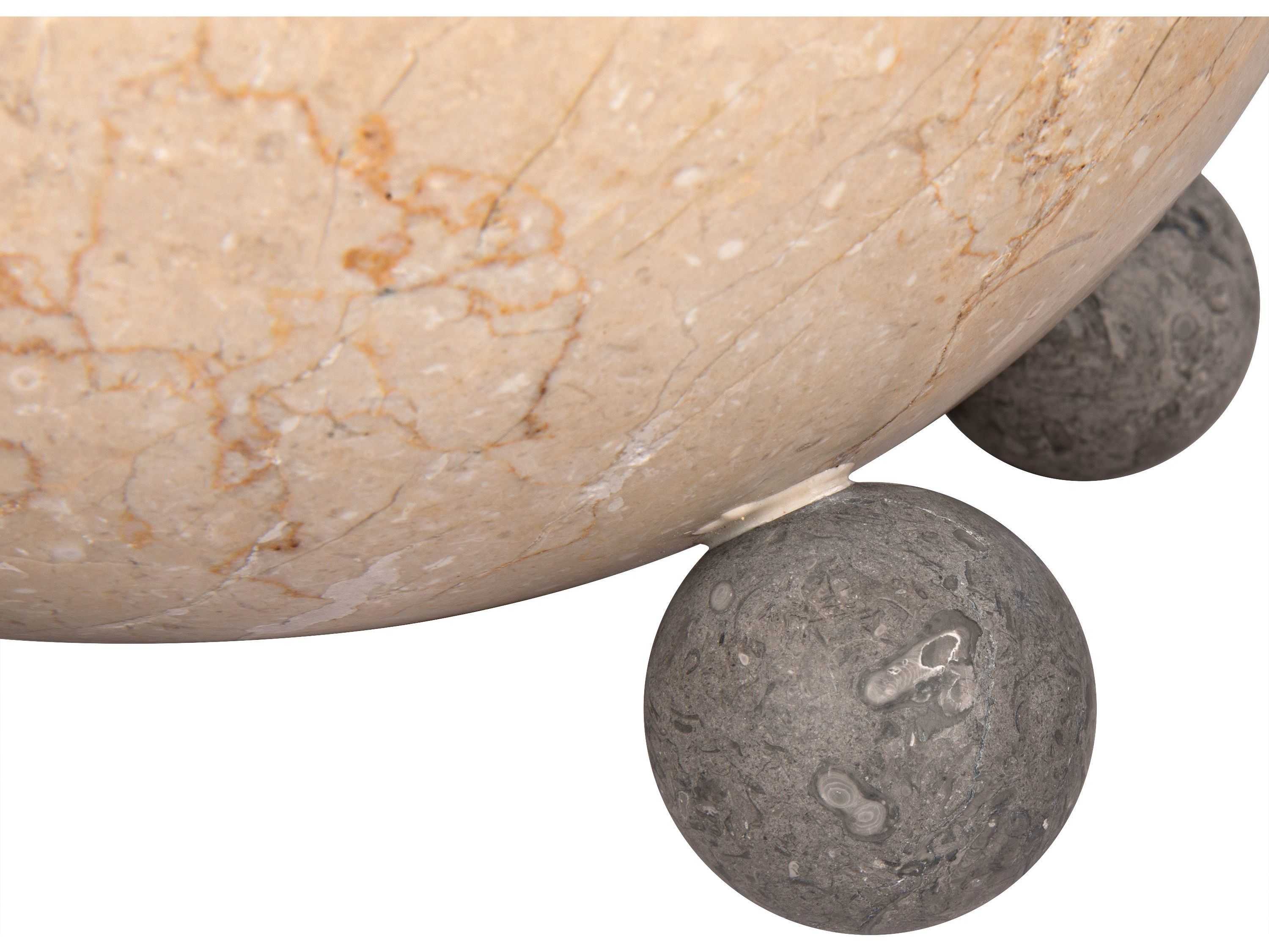 Noir White Marble Decorative Bowl