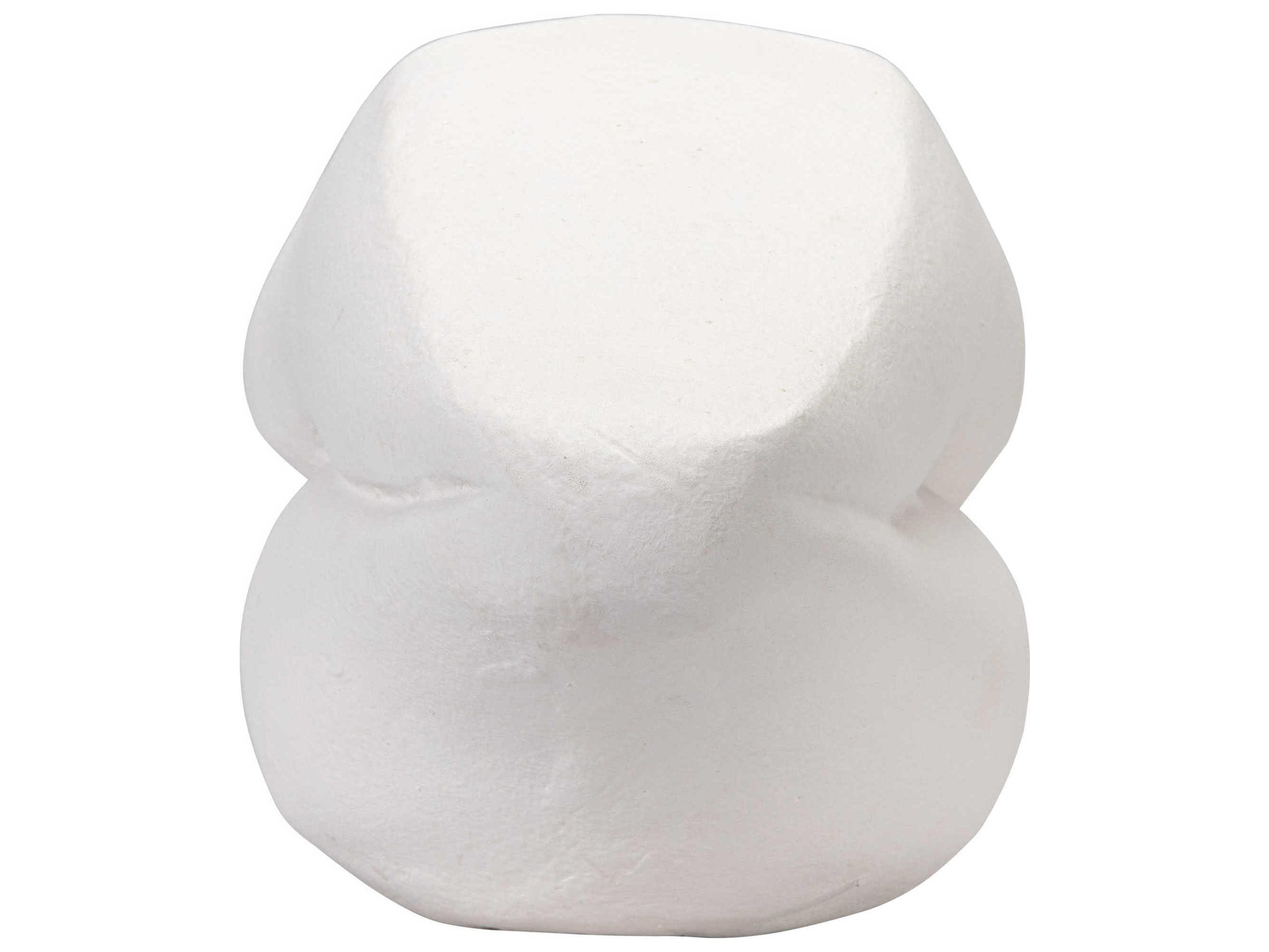 Noir White Fiber Cement Lips Sculpture