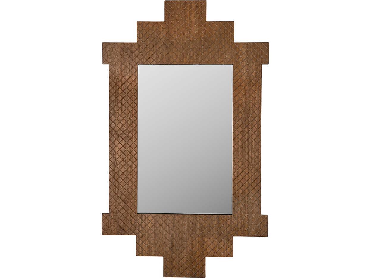 Noir Ludwig Clear Coat Flat Wall Mirror