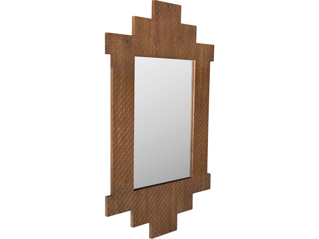 Noir Ludwig Clear Coat Flat Wall Mirror