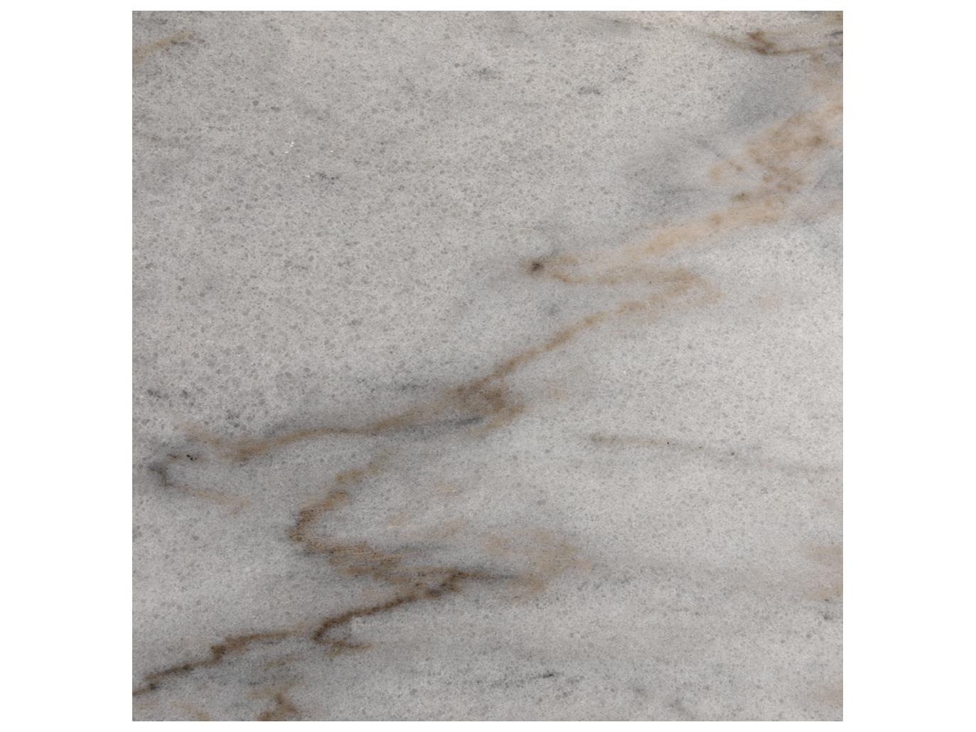 Noir Jman Aged Brass Round Marble Bar Table