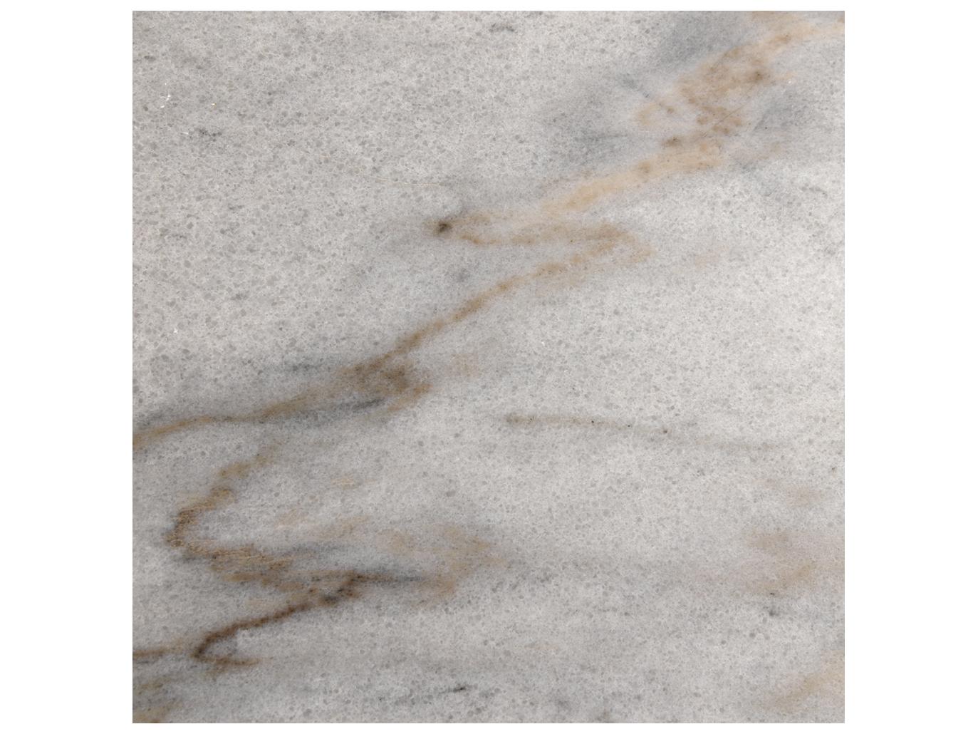 Noir Jman Aged Brass Round Marble Bar Table