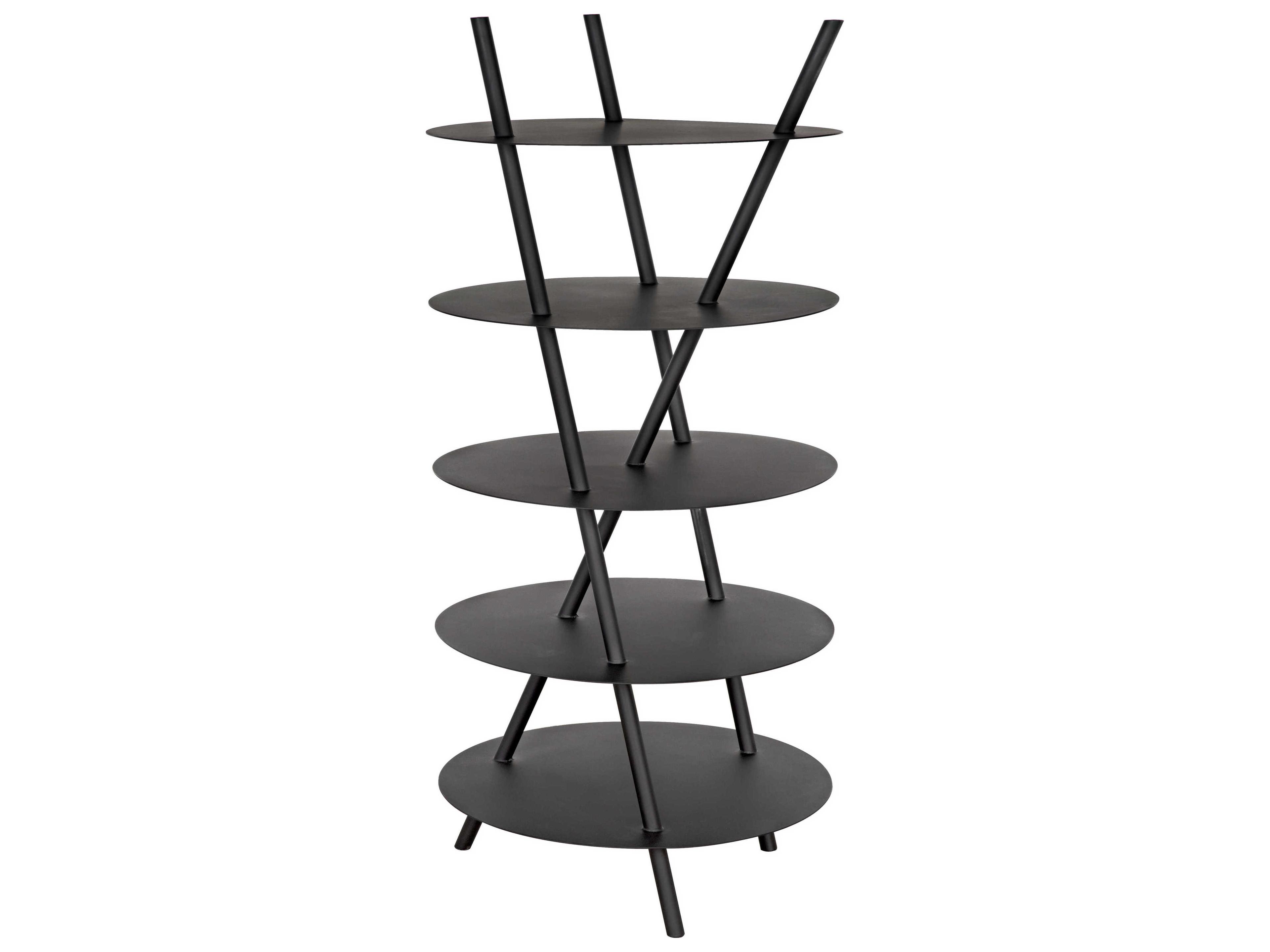 Noir Black Metal Gautama Shelf