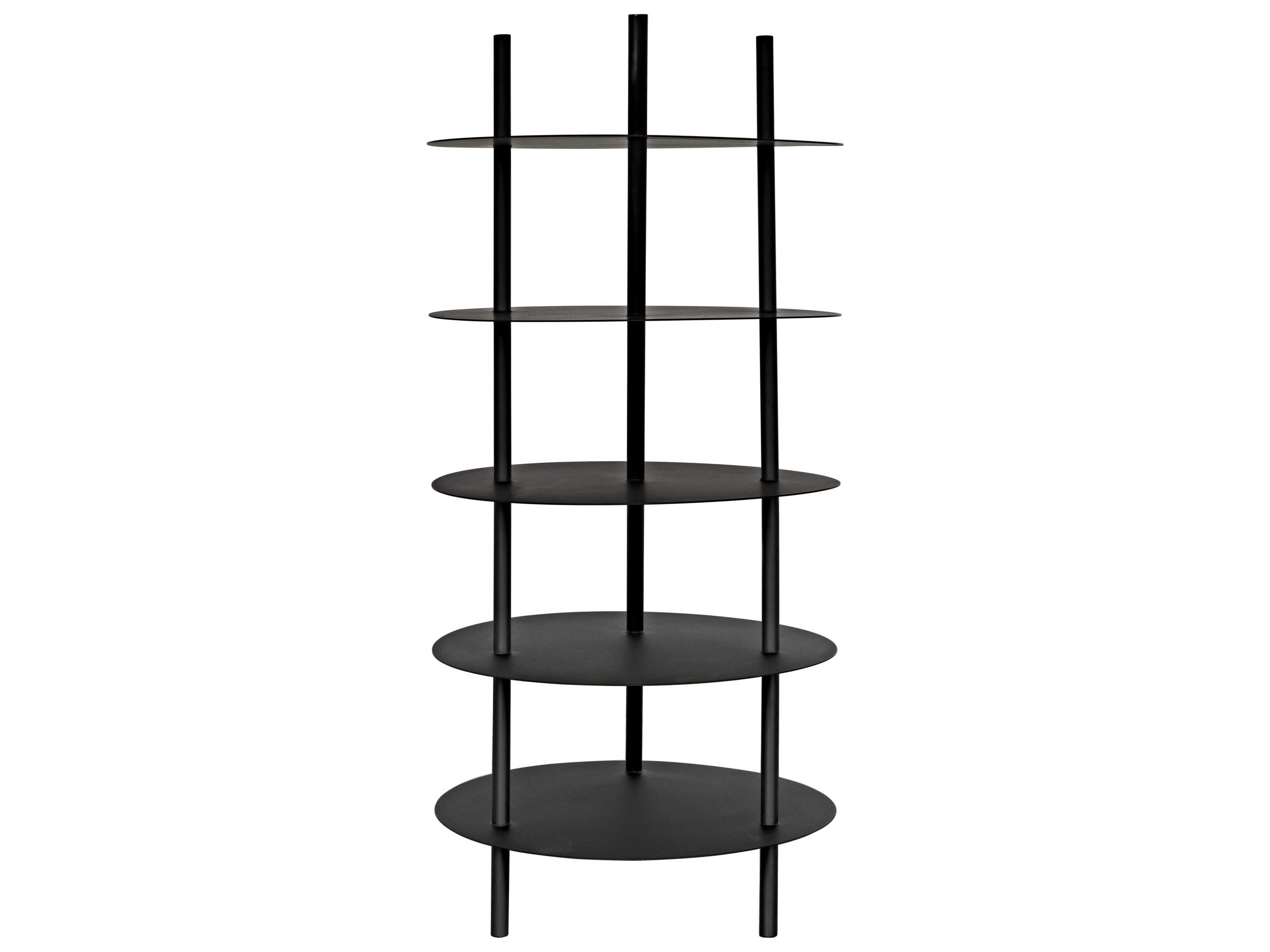 Noir Black Metal Gautama Shelf