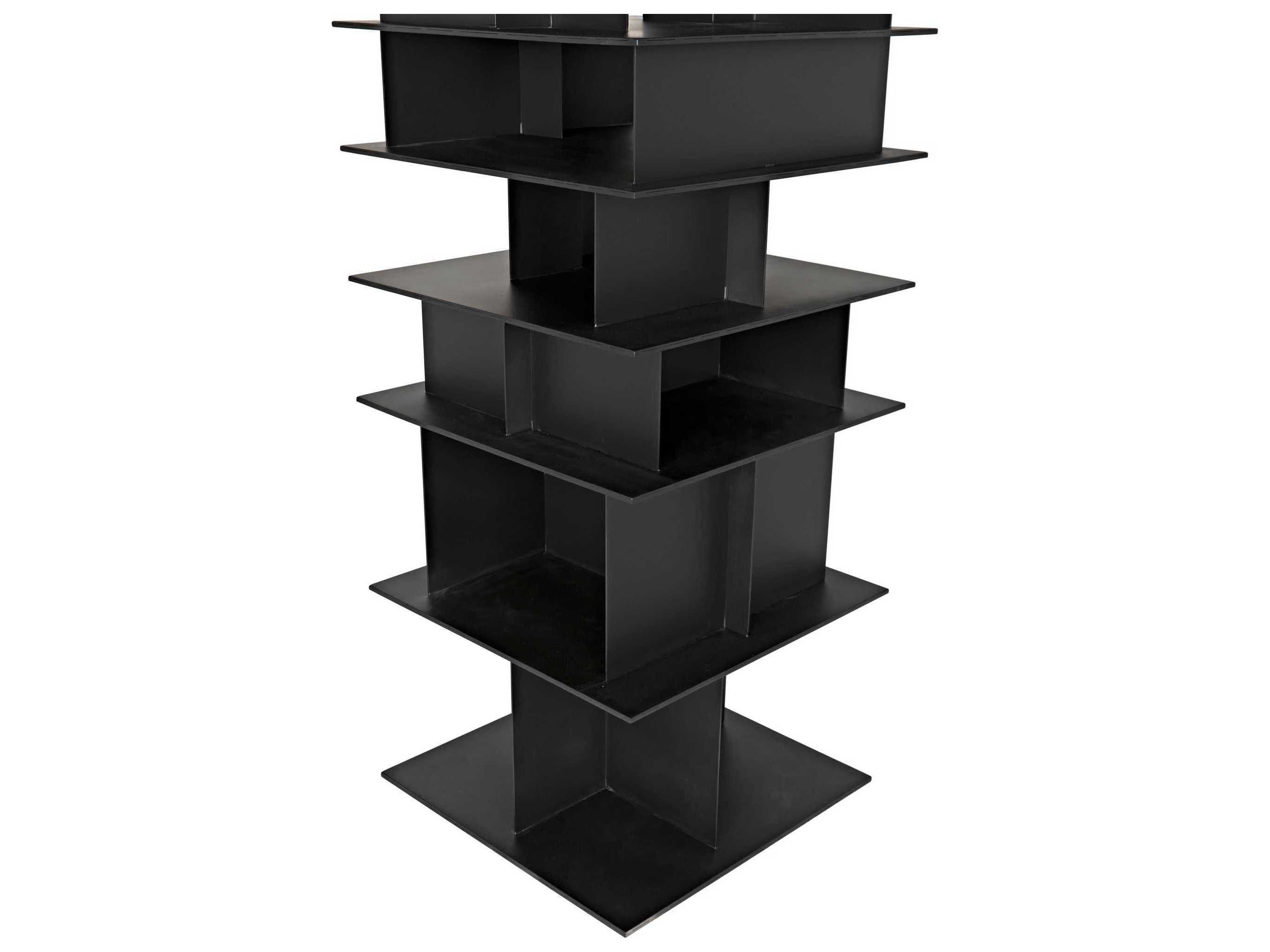 Noir Matte Black Etagere