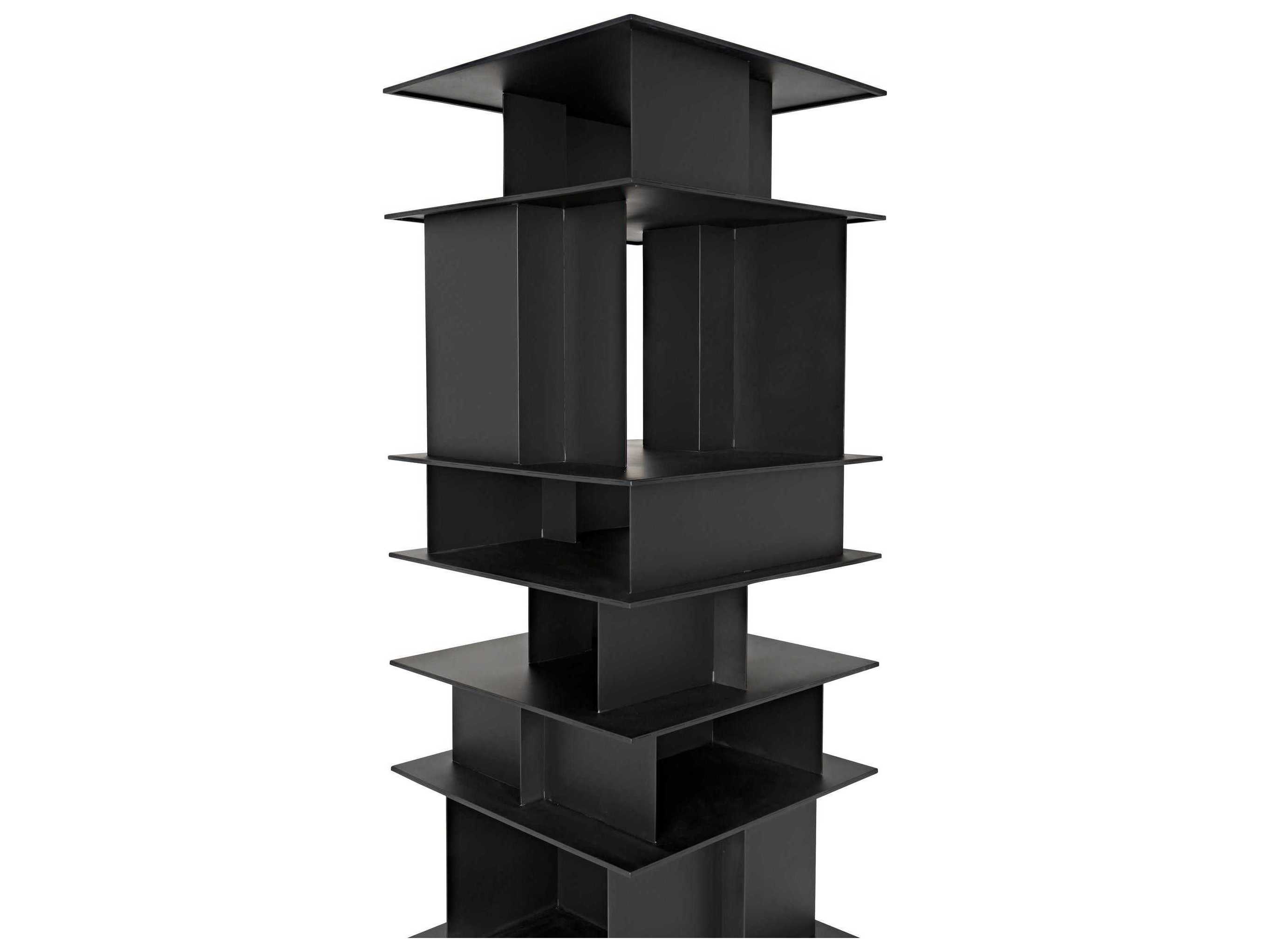 Noir Matte Black Etagere