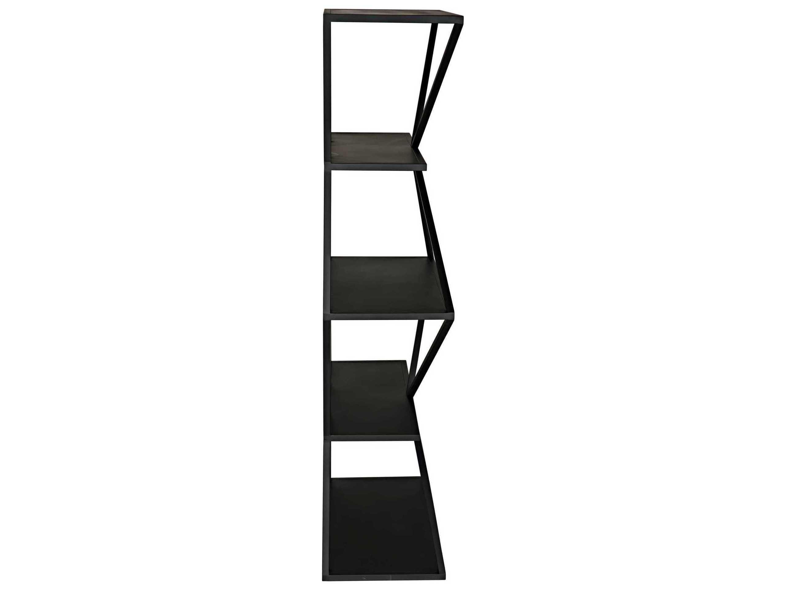 Noir Matte Black Etagere