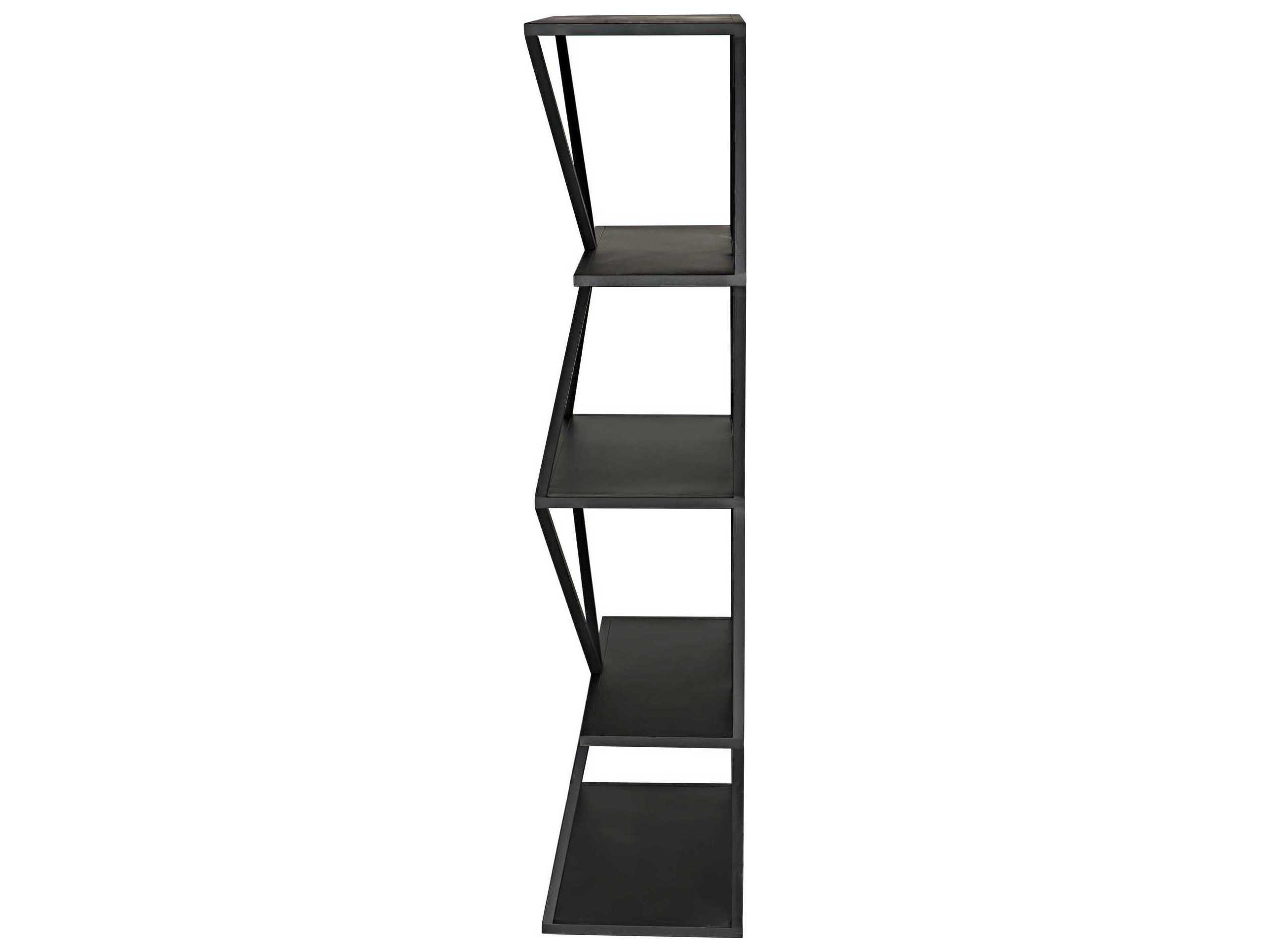 Noir Matte Black Etagere