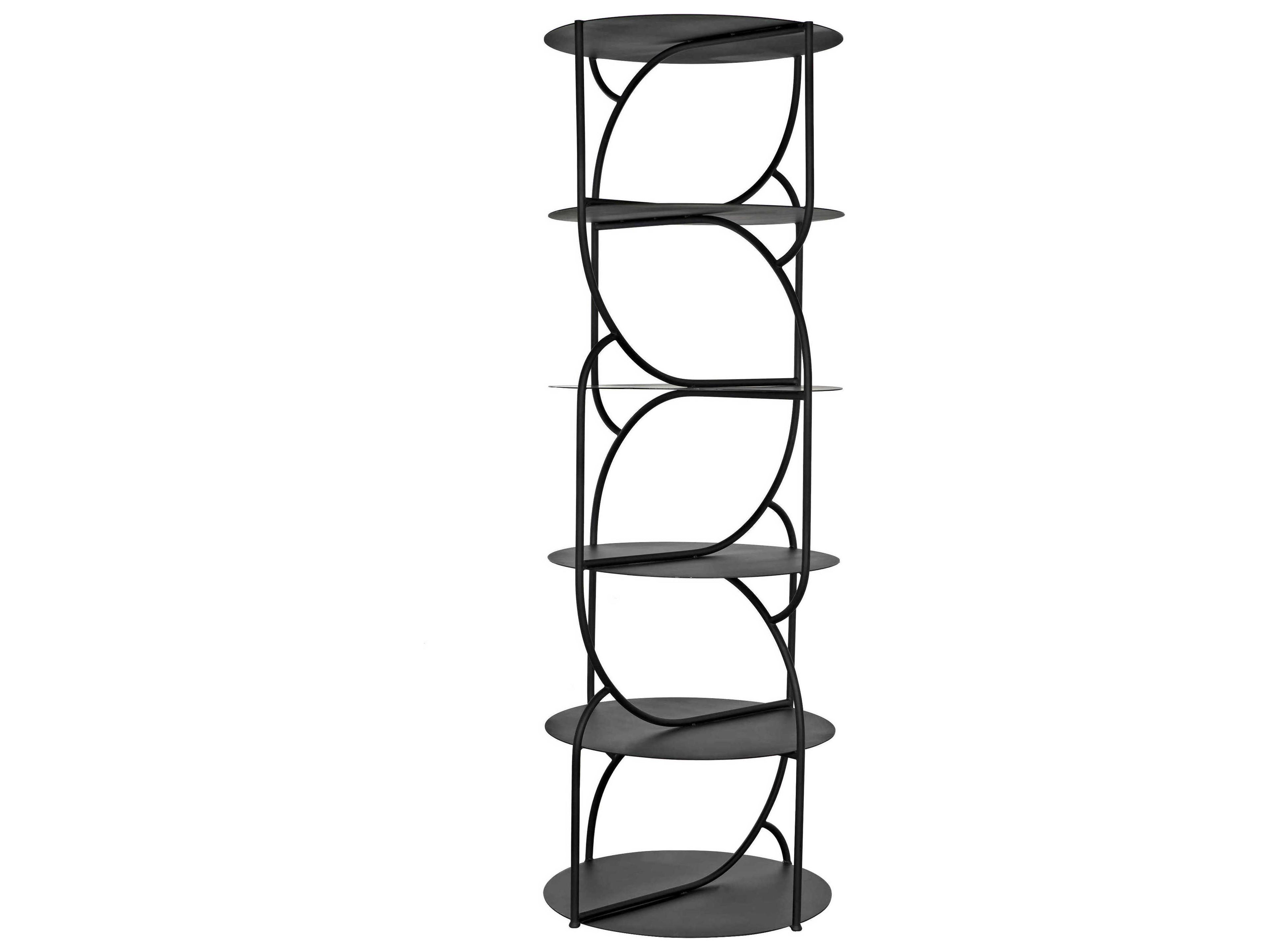 Noir Matte Black Etagere