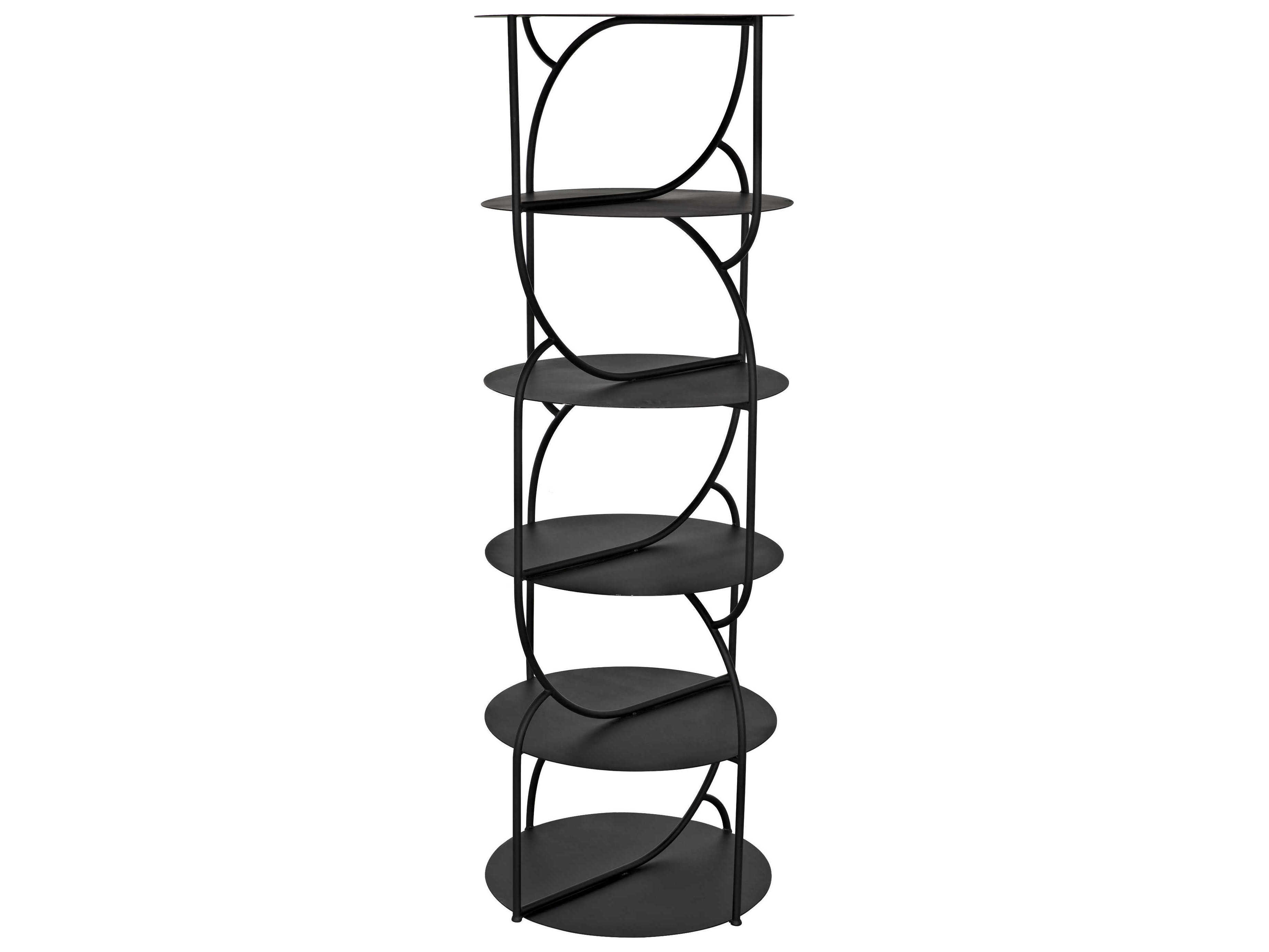 Noir Matte Black Etagere