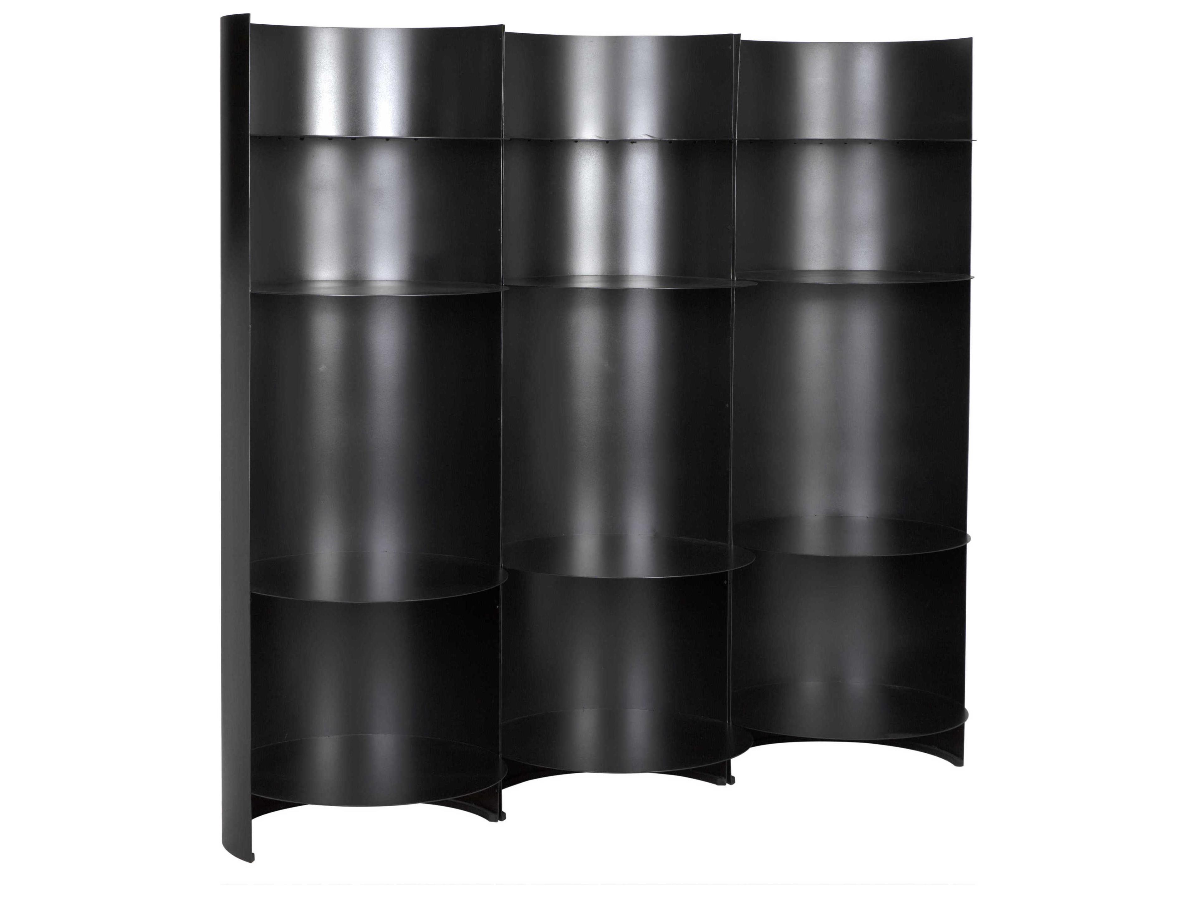 Noir Matte Black Bookcase