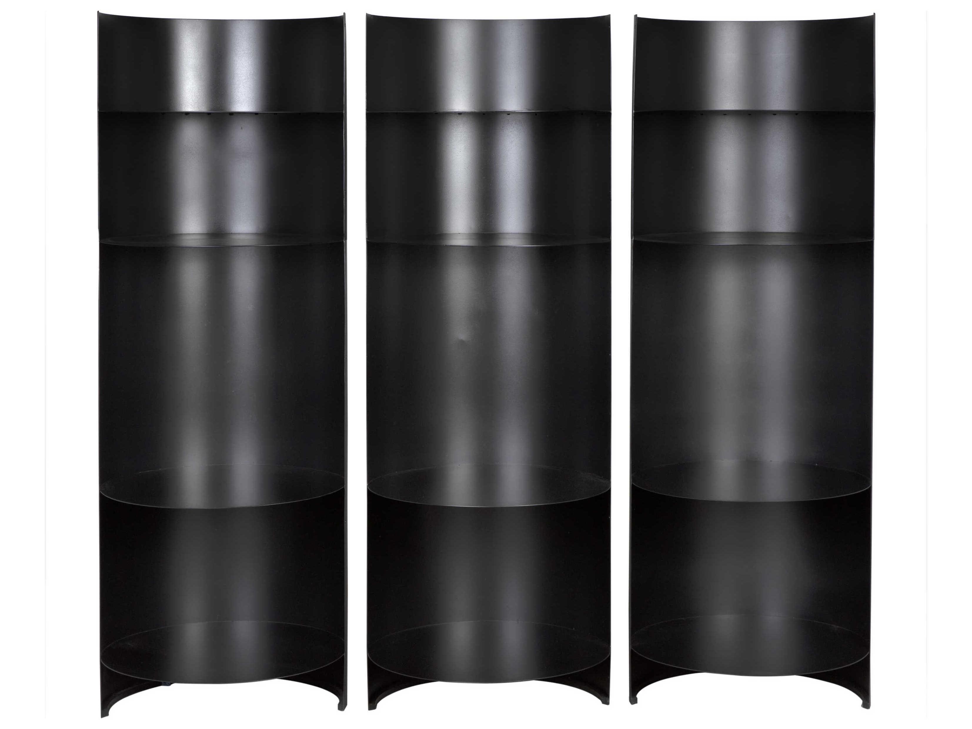 Noir Matte Black Bookcase