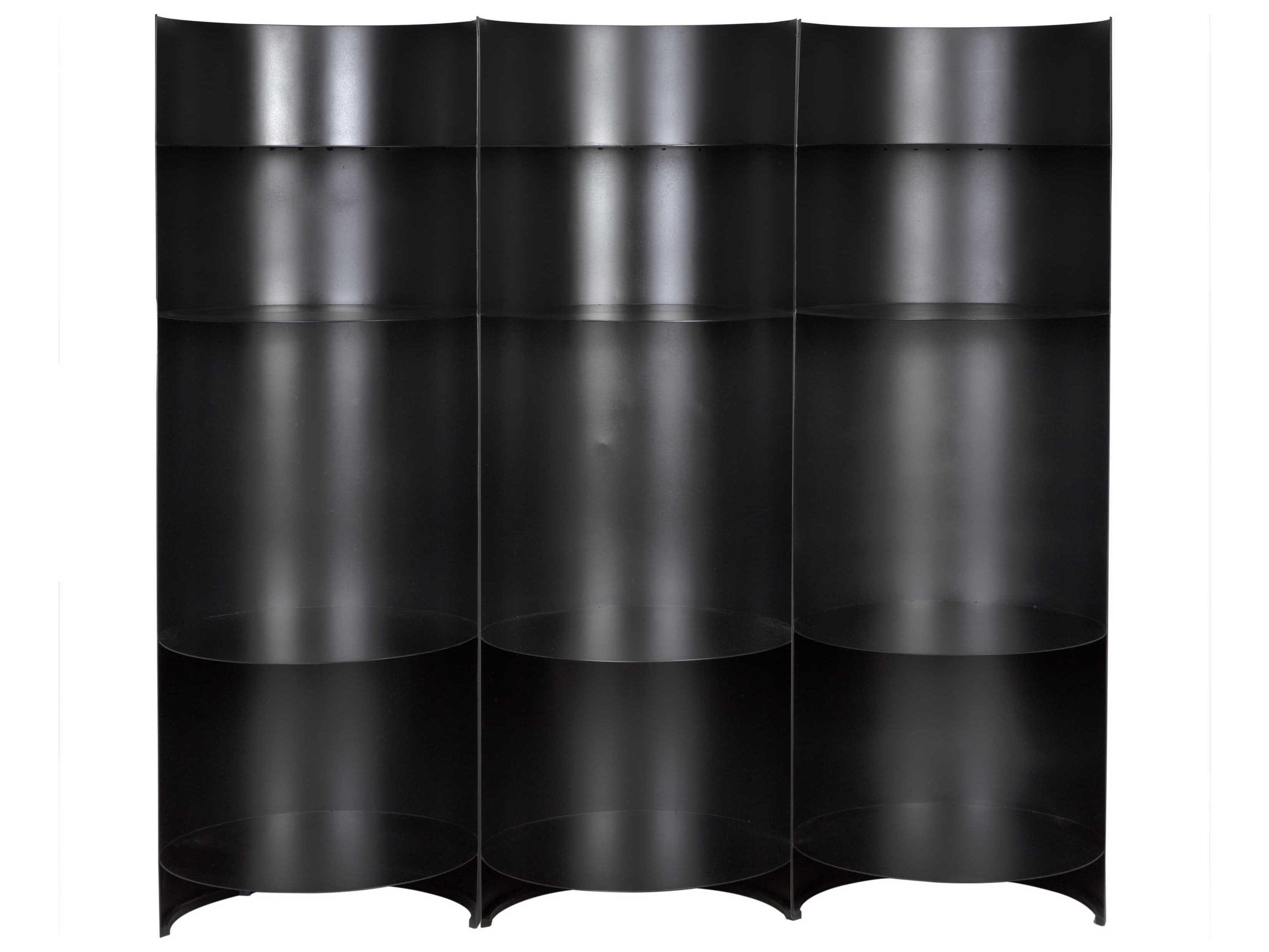 Noir Matte Black Bookcase