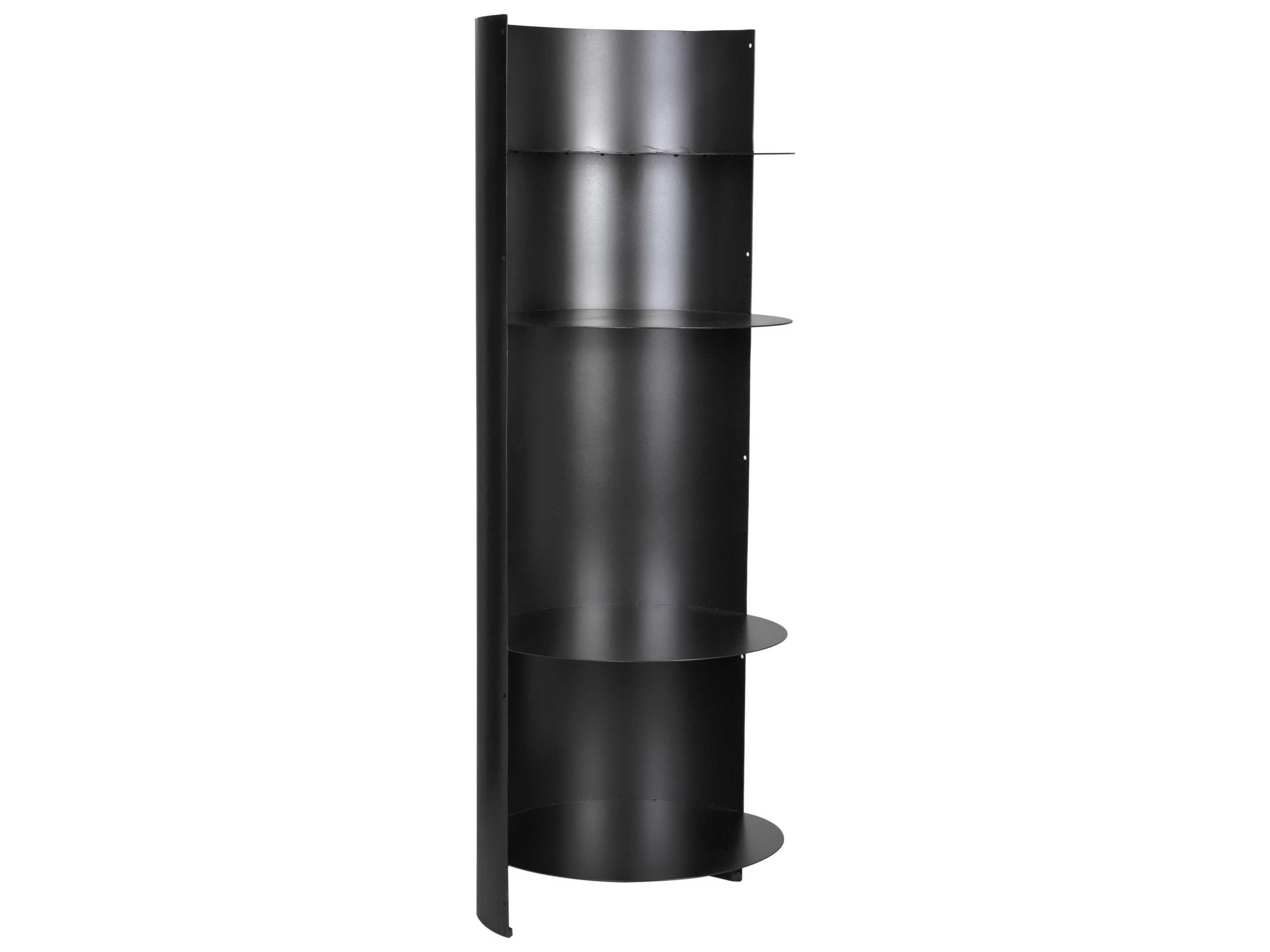 Noir Matte Black Bookcase