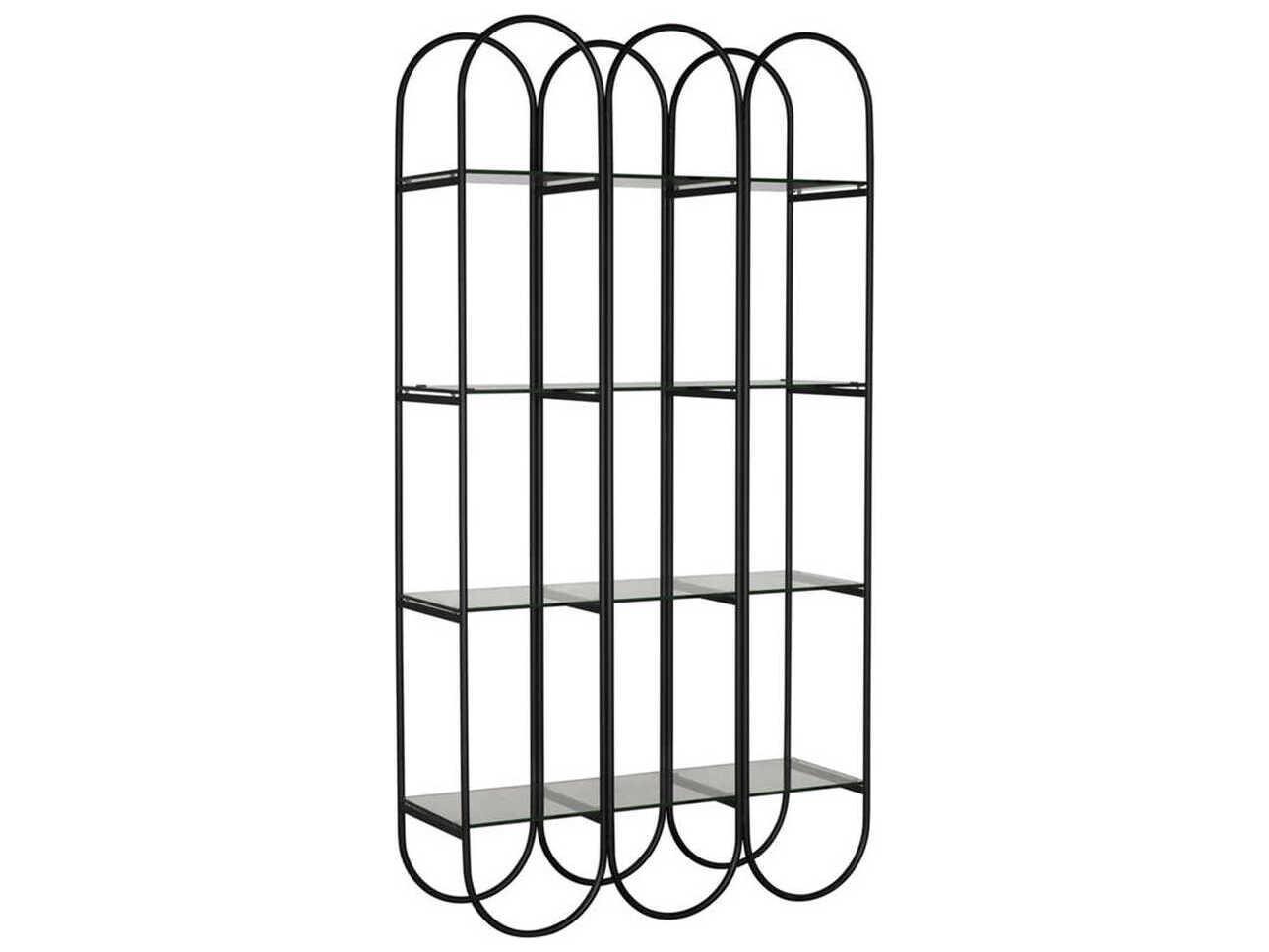 Noir Matte Black Ulla Bookcase
