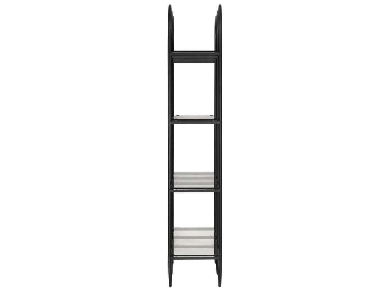 Noir Matte Black Ulla Bookcase
