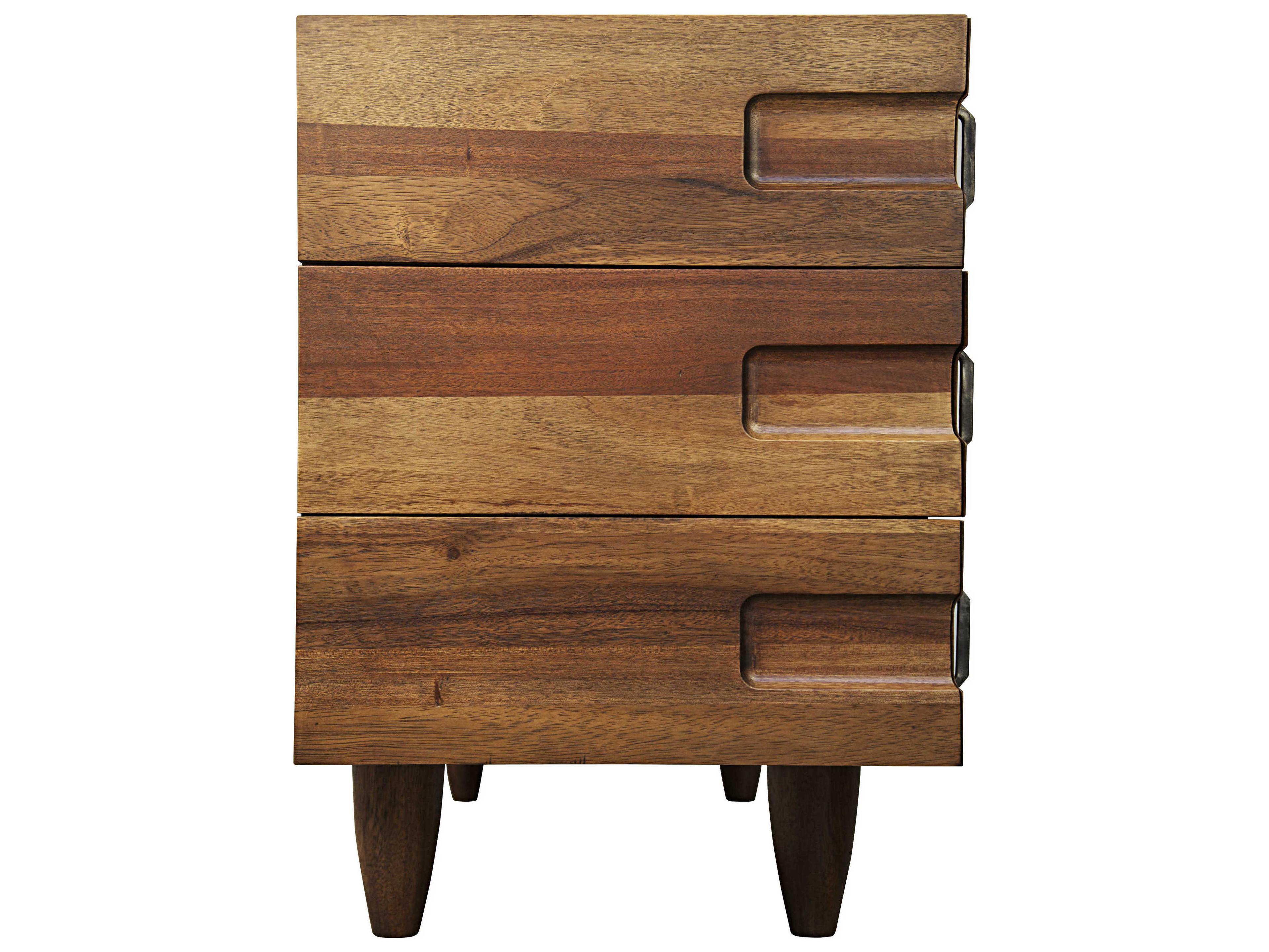 Noir 64" Walnut Wood Dark Sideboard