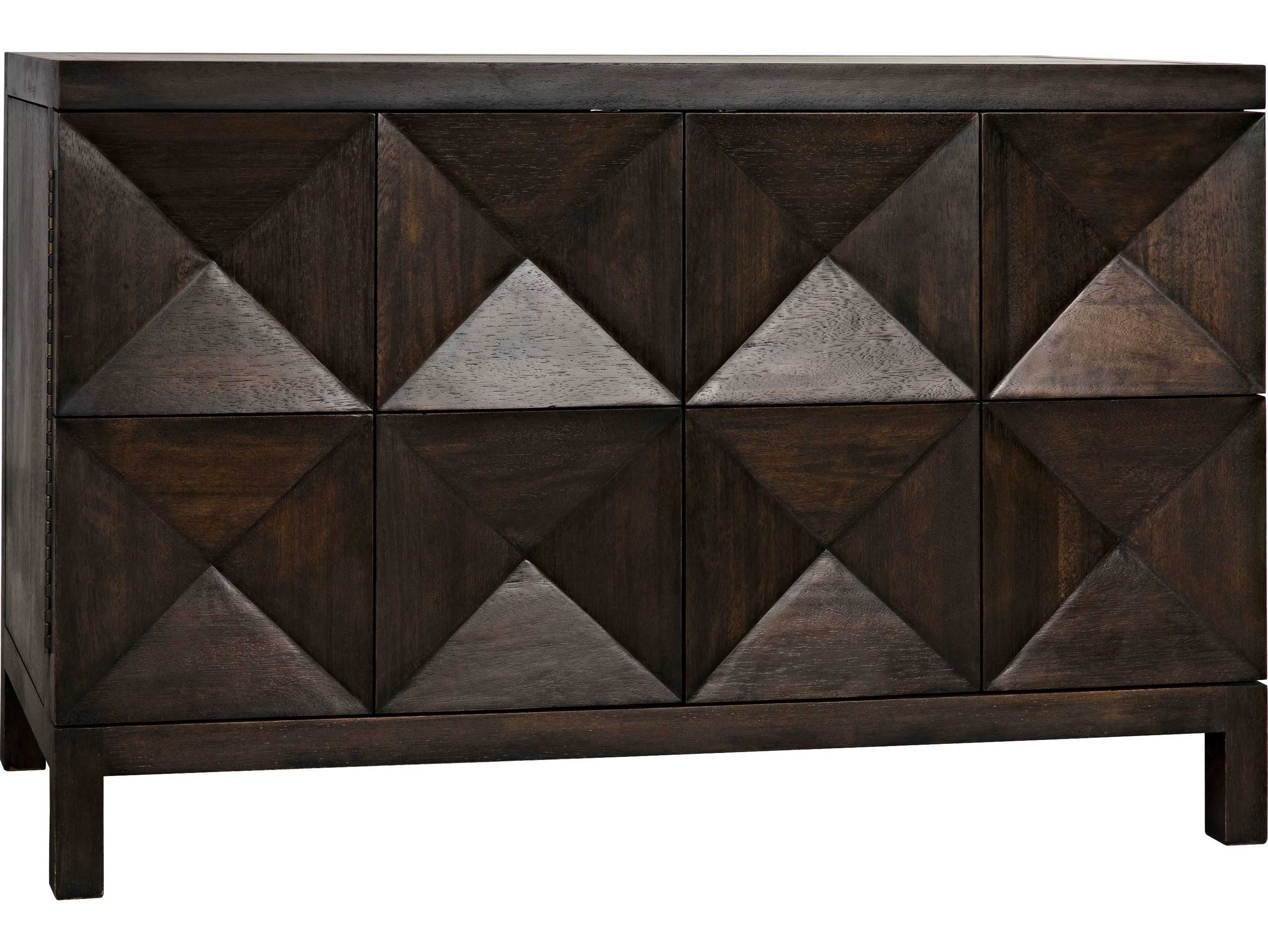 Noir 52" Walnut Wood Ebony Sideboard