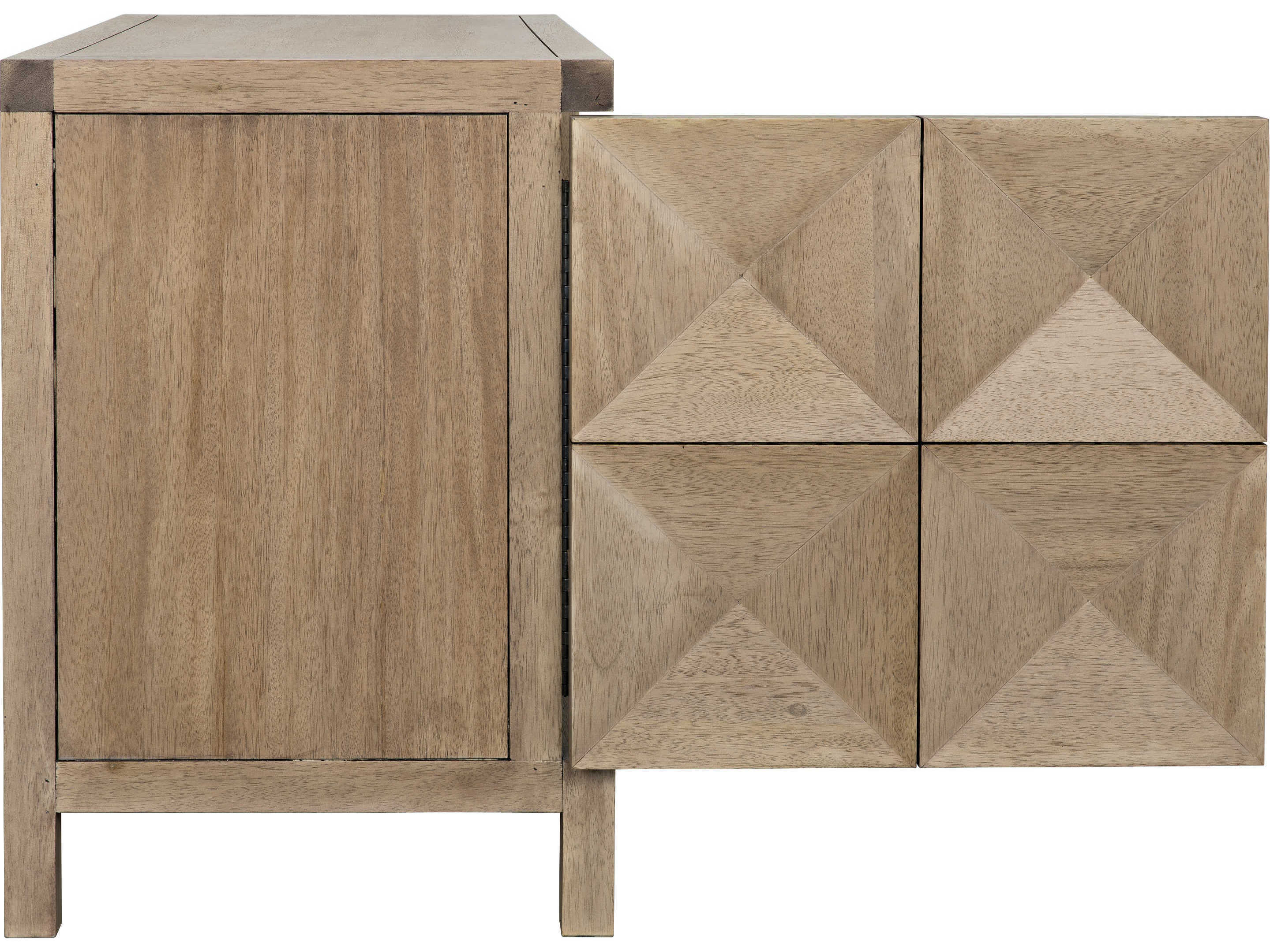 Noir 52" Walnut Wood Washed Sideboard