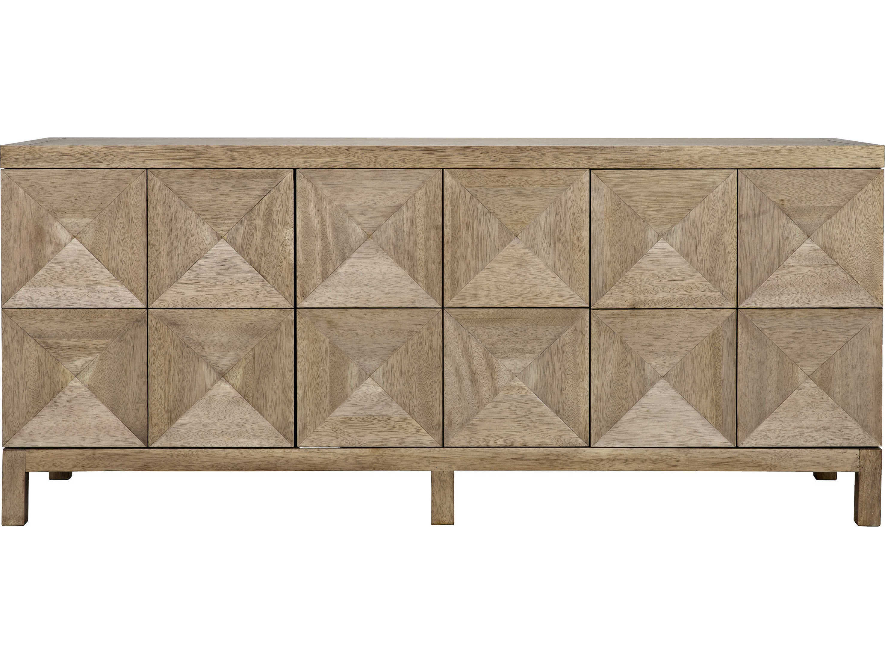 Noir 76" Walnut Wood Washed Sideboard