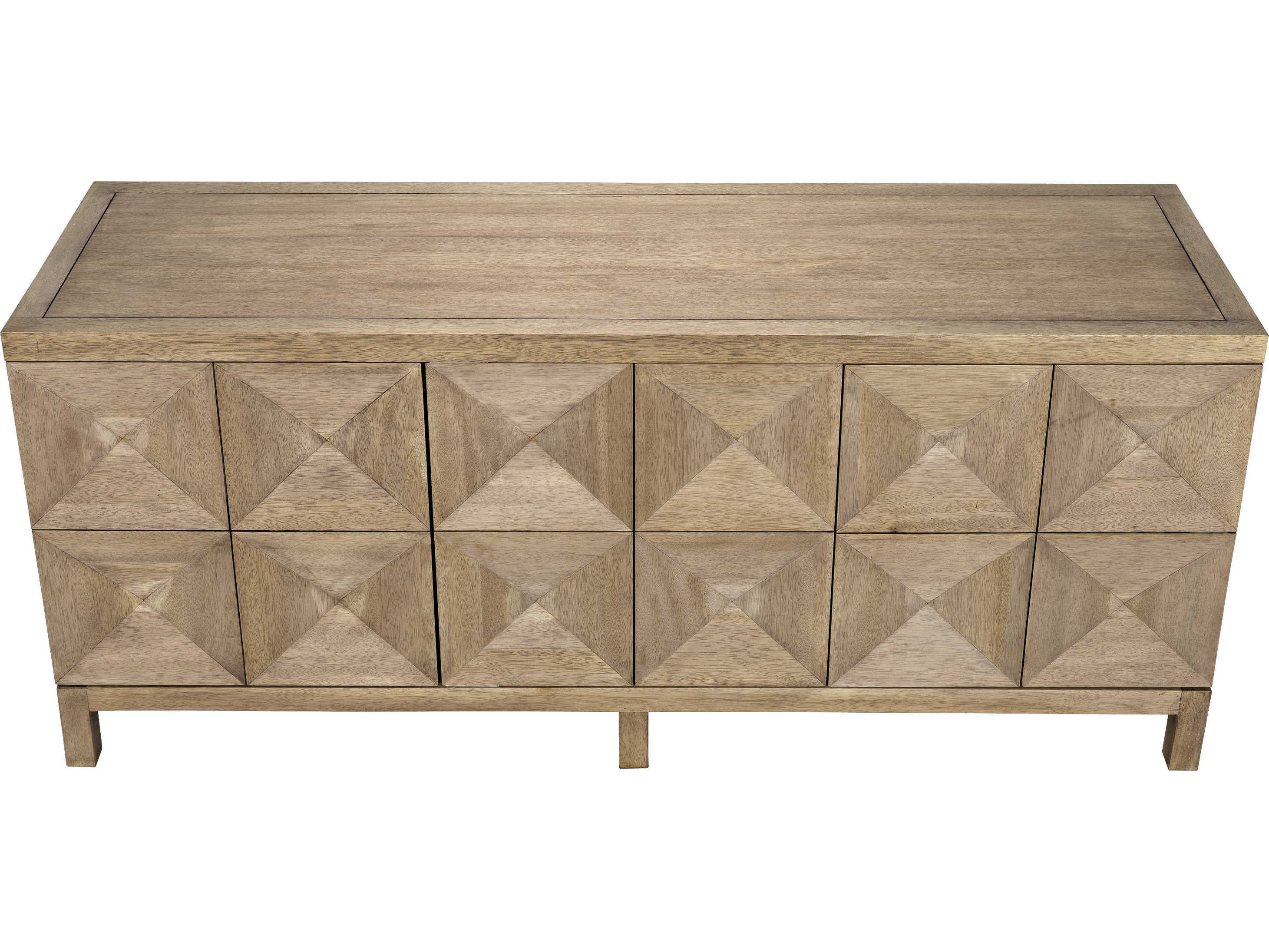 Noir 76" Walnut Wood Washed Sideboard