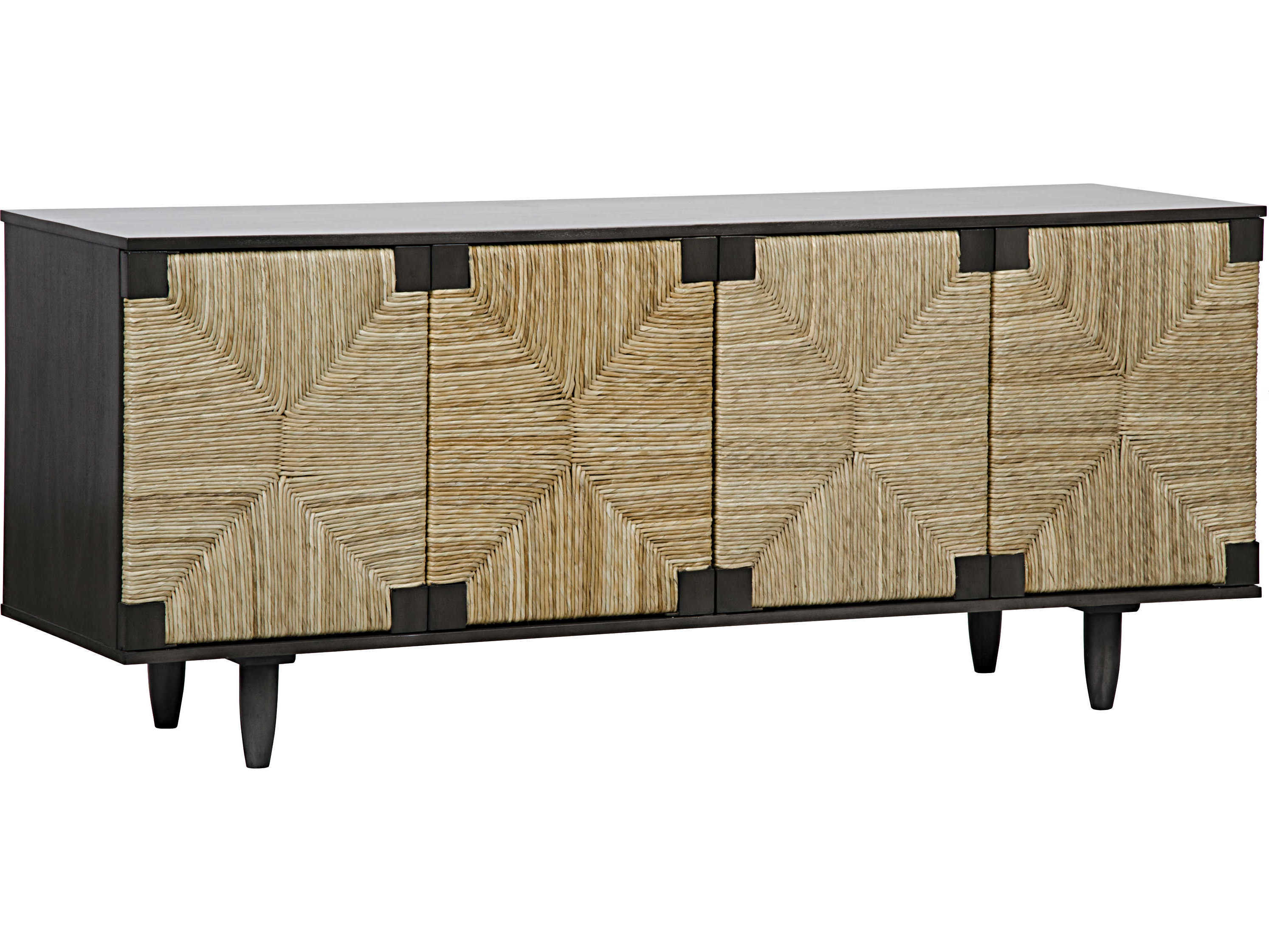 Noir 76" Mahogany Wood Pale Sideboard