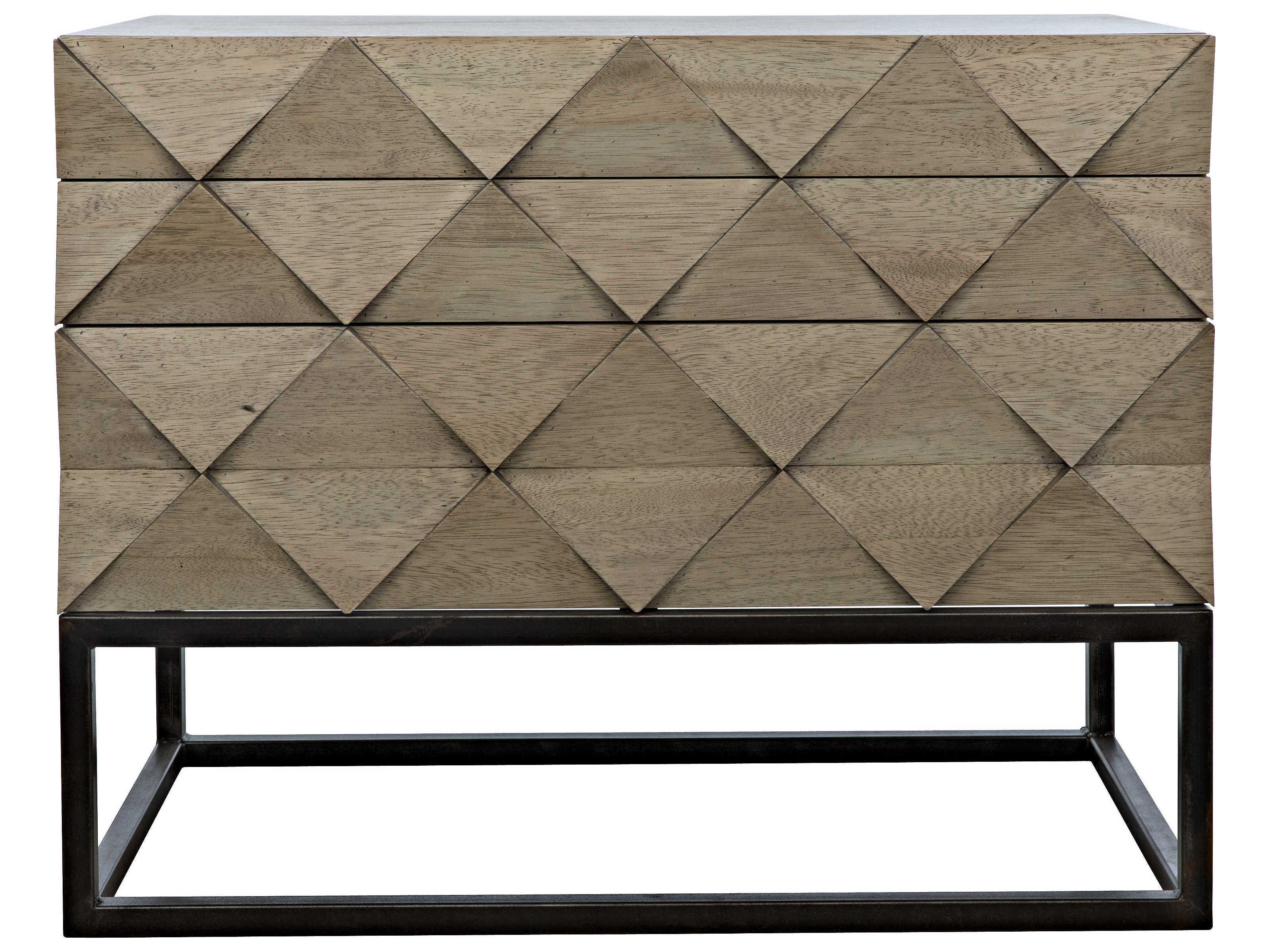 Noir 36" Walnut Wood Washed Sideboard