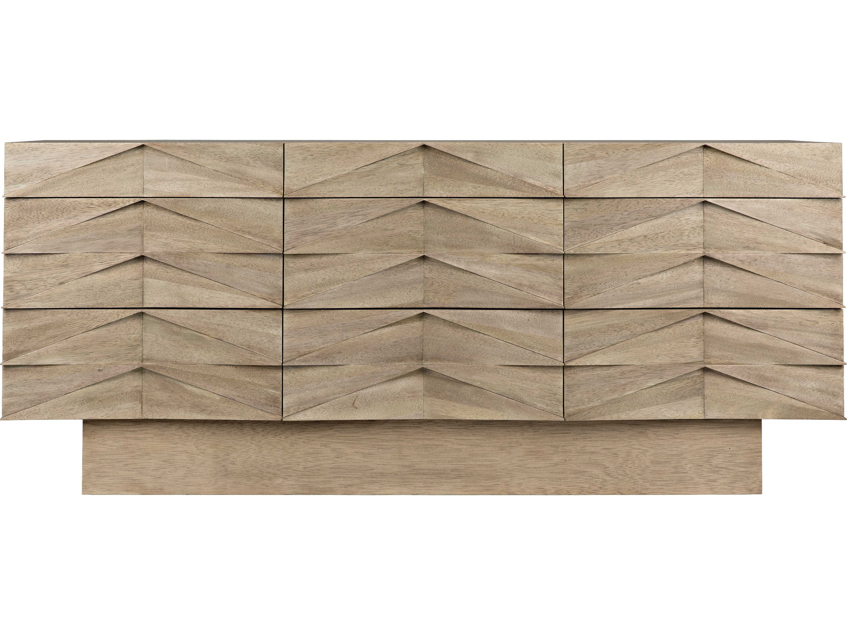Noir 75" Walnut Wood Washed Sideboard