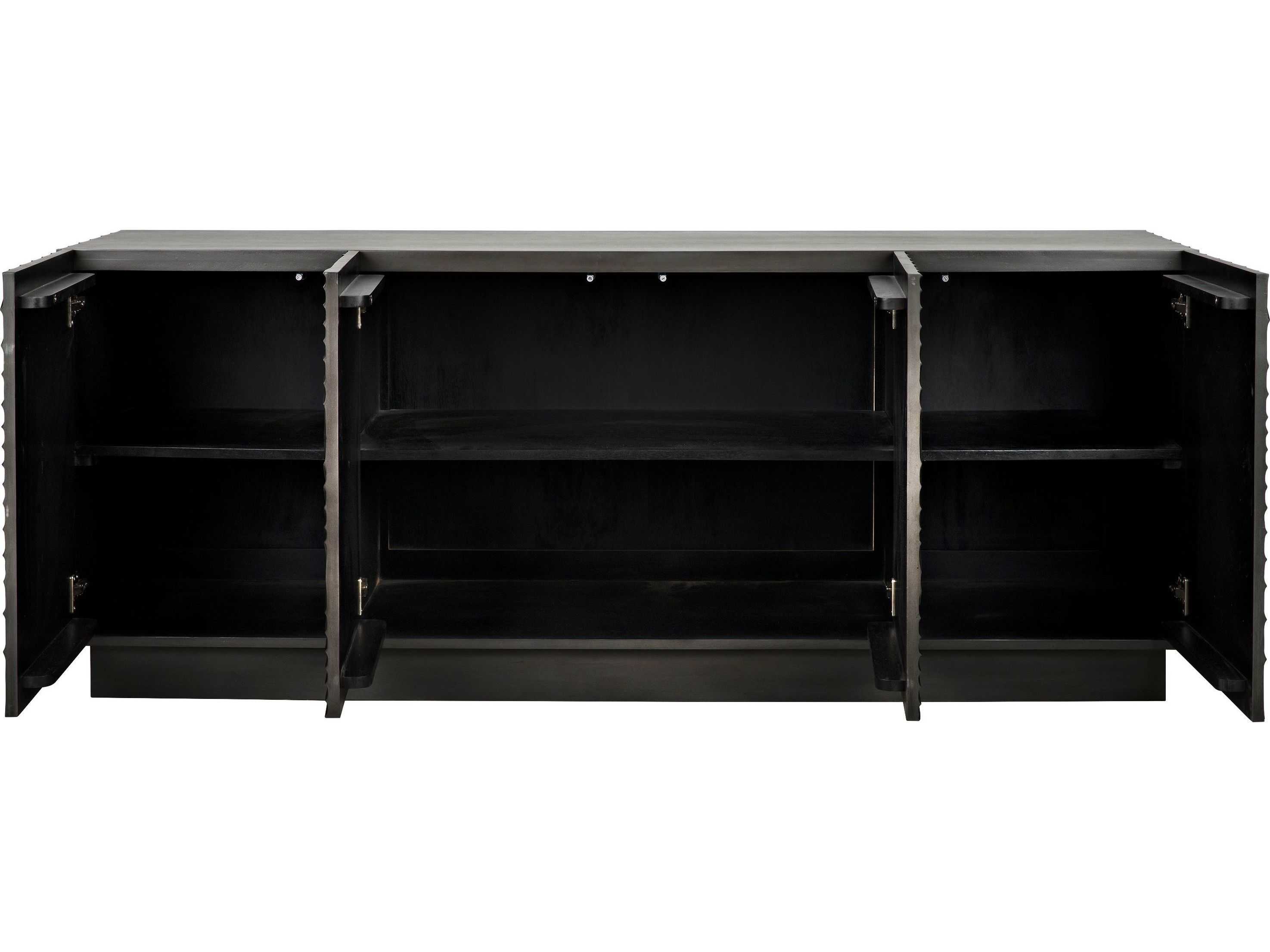 Noir 80" Mahogany Wood Pale Sideboard